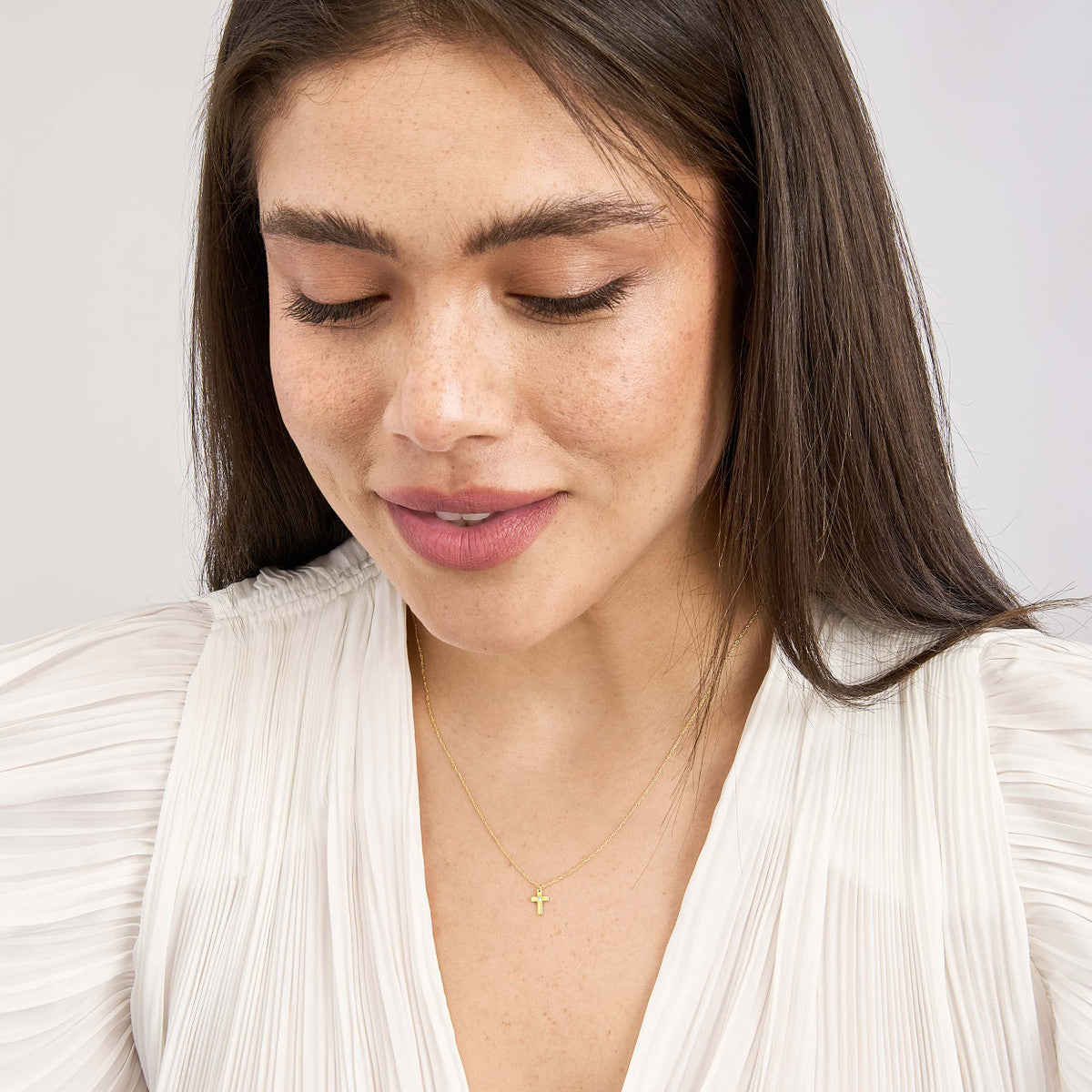 So You Diamond Necklace 14K Yellow Gold