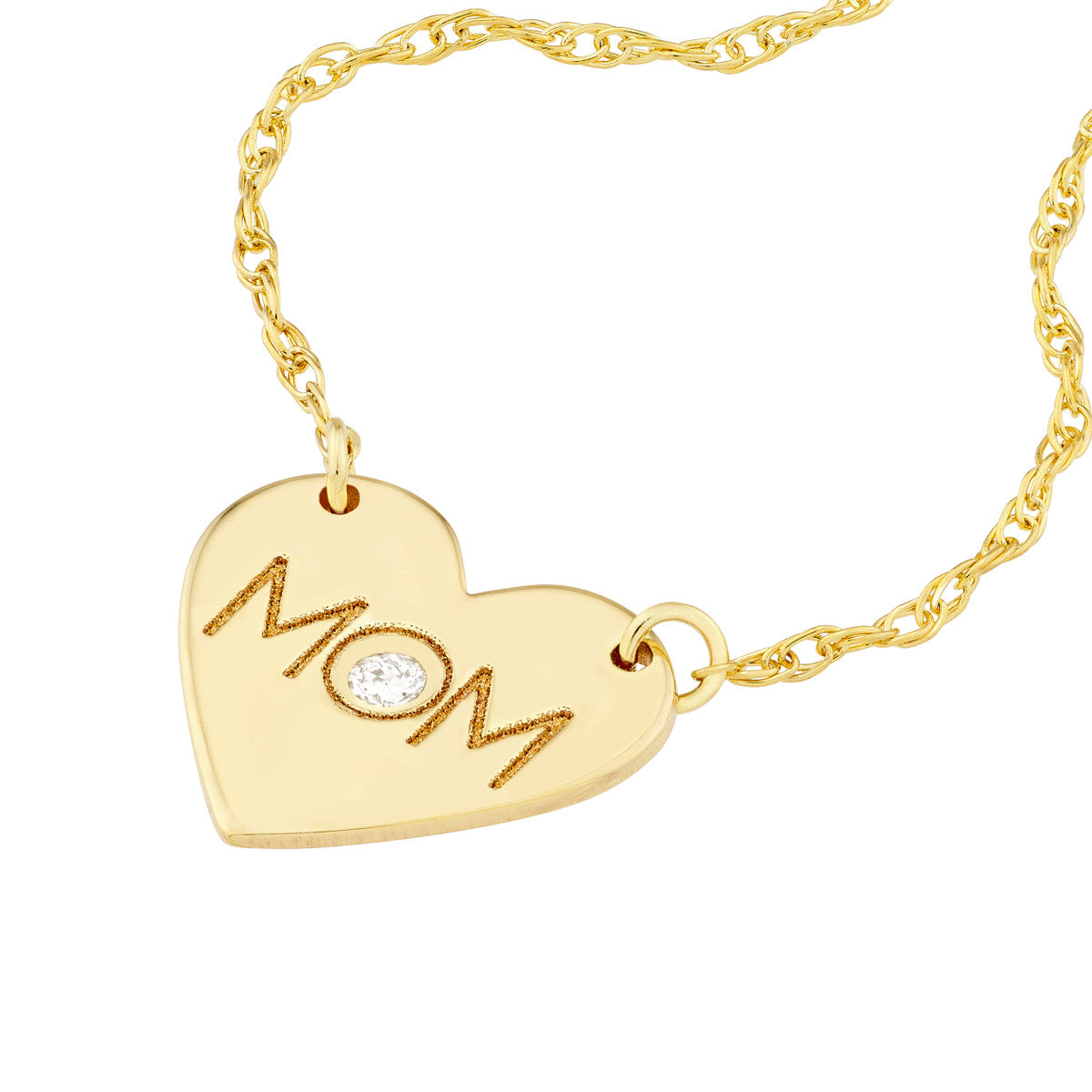 So You Diamond Necklace 14K Yellow Gold