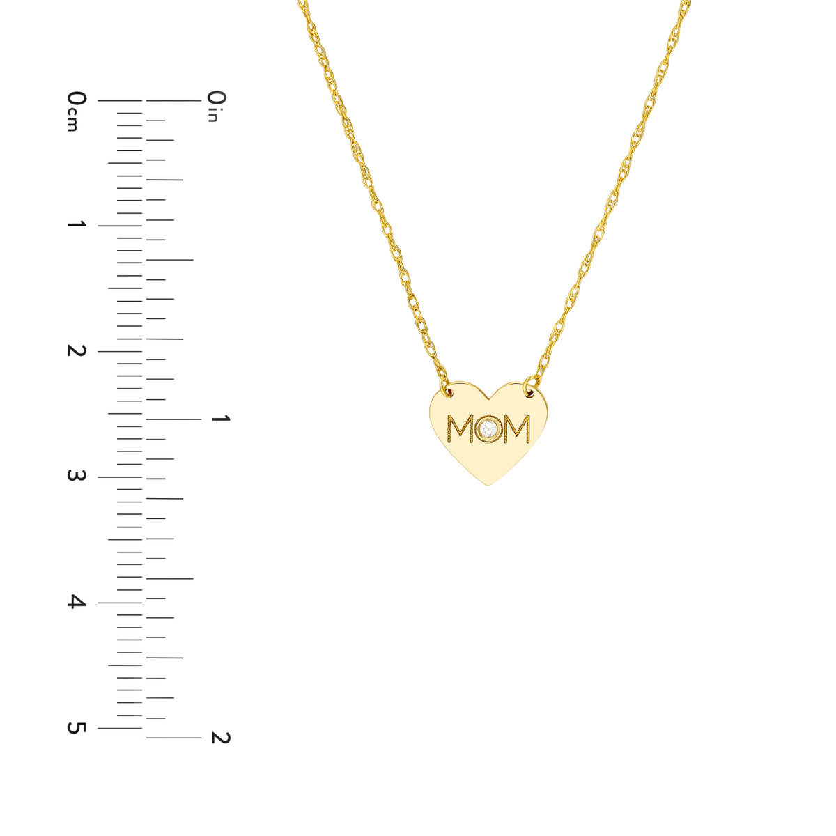So You Diamond Necklace 14K Yellow Gold