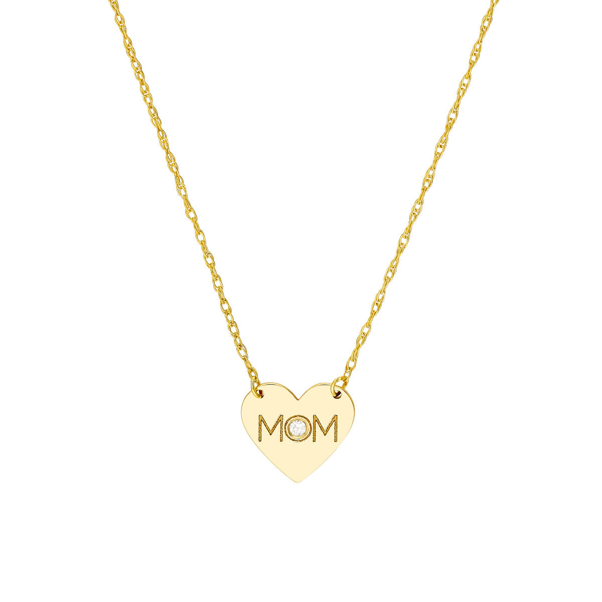 So You Diamond Necklace 14K Yellow Gold