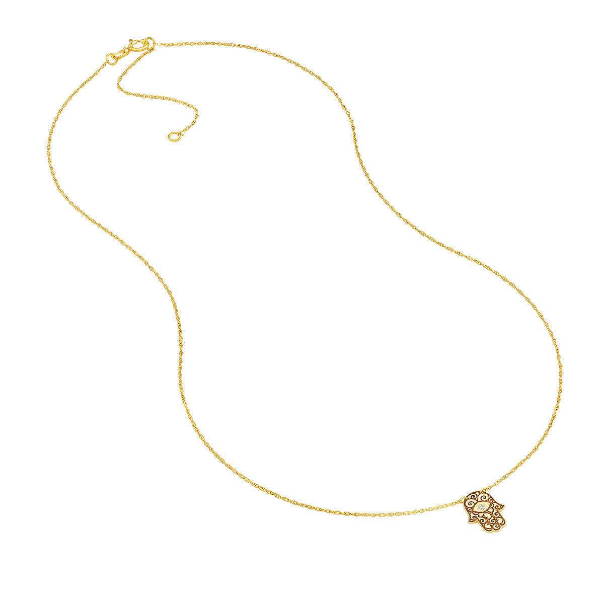 So You Diamond Necklace 14K Yellow Gold