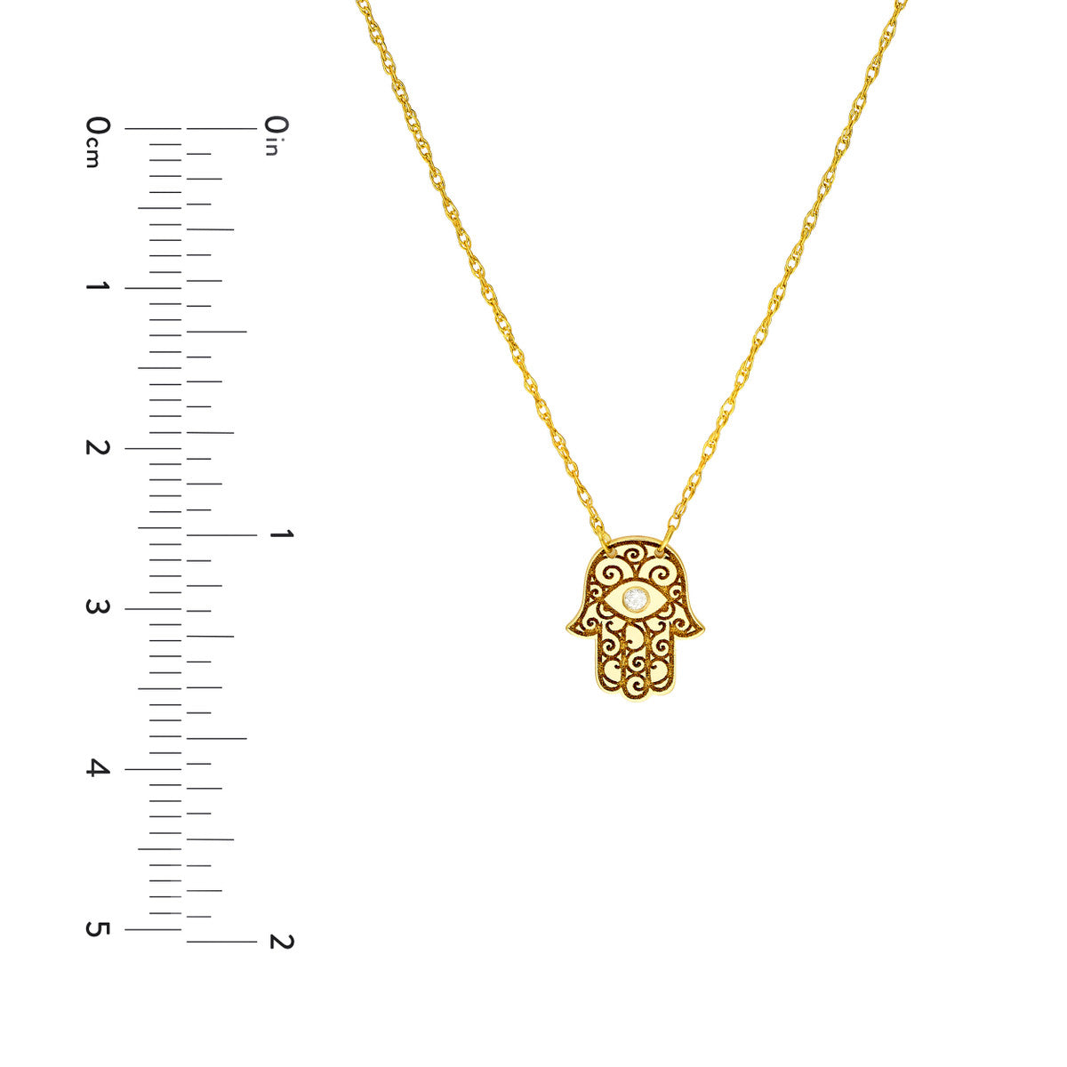 So You Diamond Necklace 14K Yellow Gold