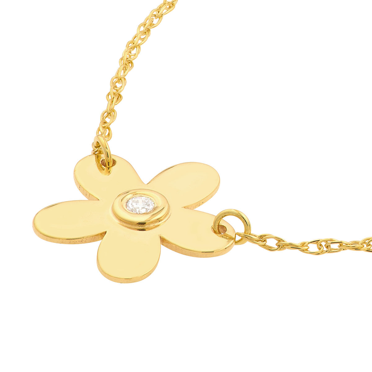 So You Diamond Necklace 14K Yellow Gold