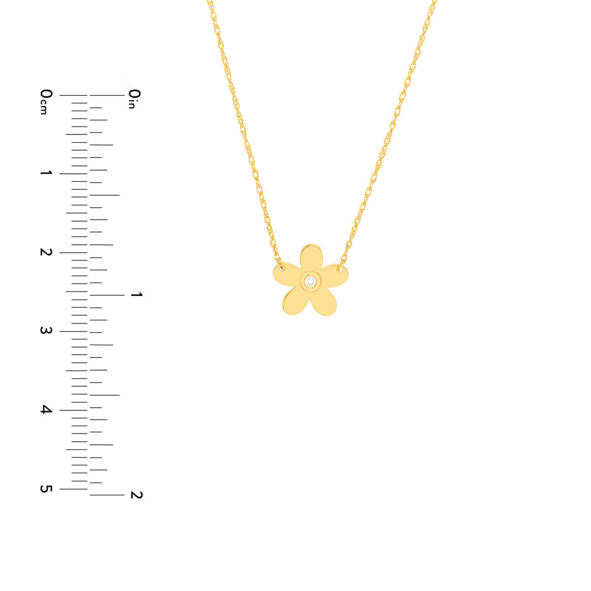 So You Diamond Necklace 14K Yellow Gold