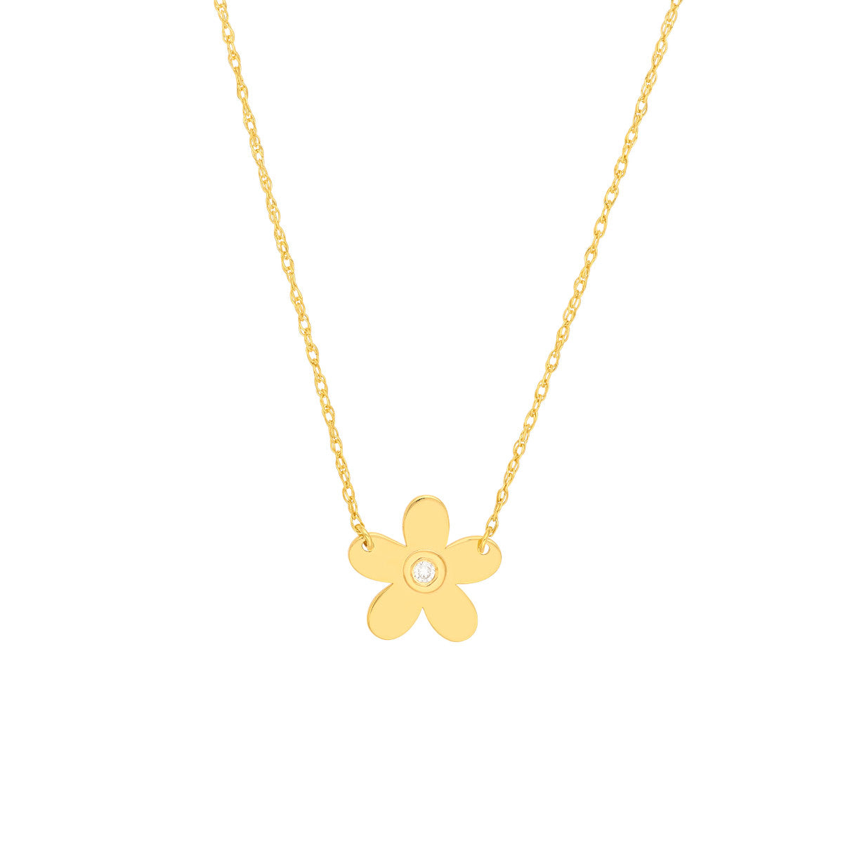 So You Diamond Necklace 14K Yellow Gold