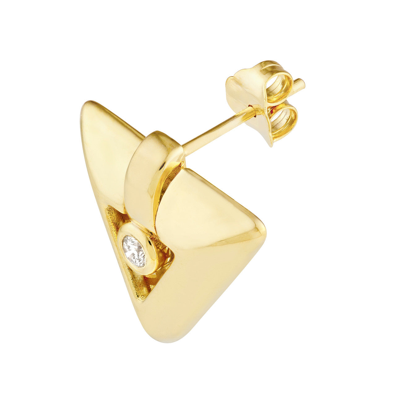 1/8 CTW Diamond Arrow Dangle Earrings 14K Yellow Gold