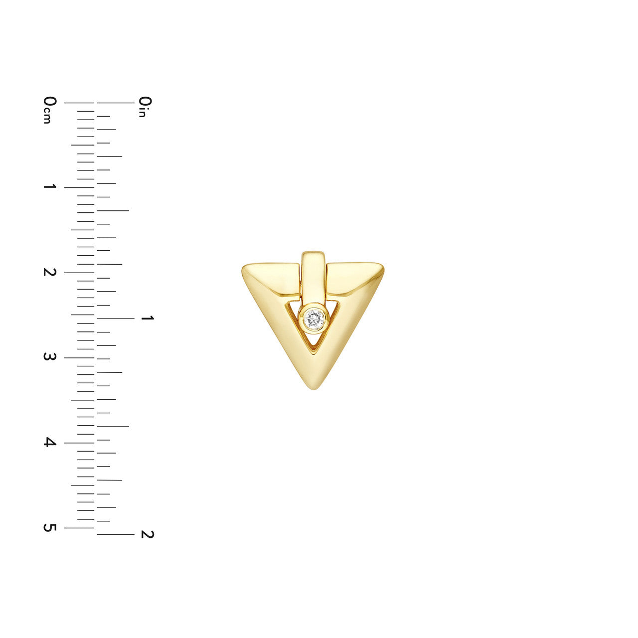 1/8 CTW Diamond Arrow Dangle Earrings 14K Yellow Gold