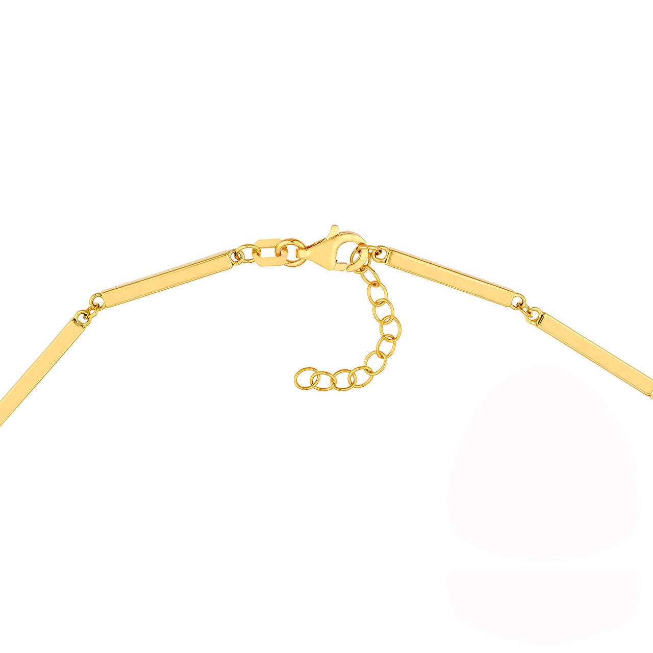 Bar Station Adjustable Bracelet 14K Yellow Gold