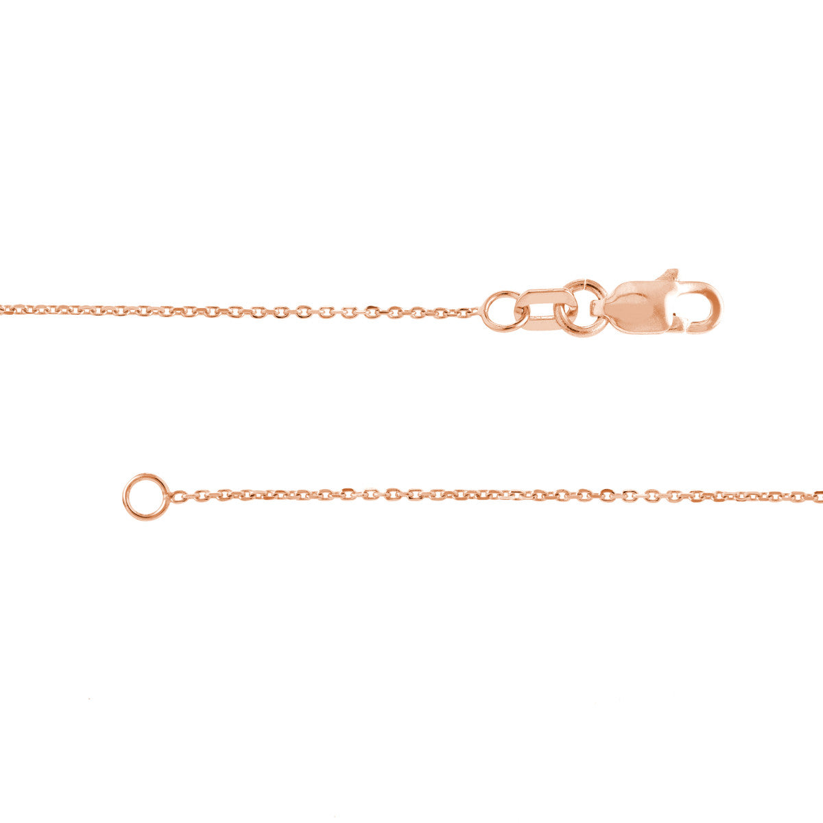 Script “A” Initial with Diamond Bezel Necklace 14K Gold