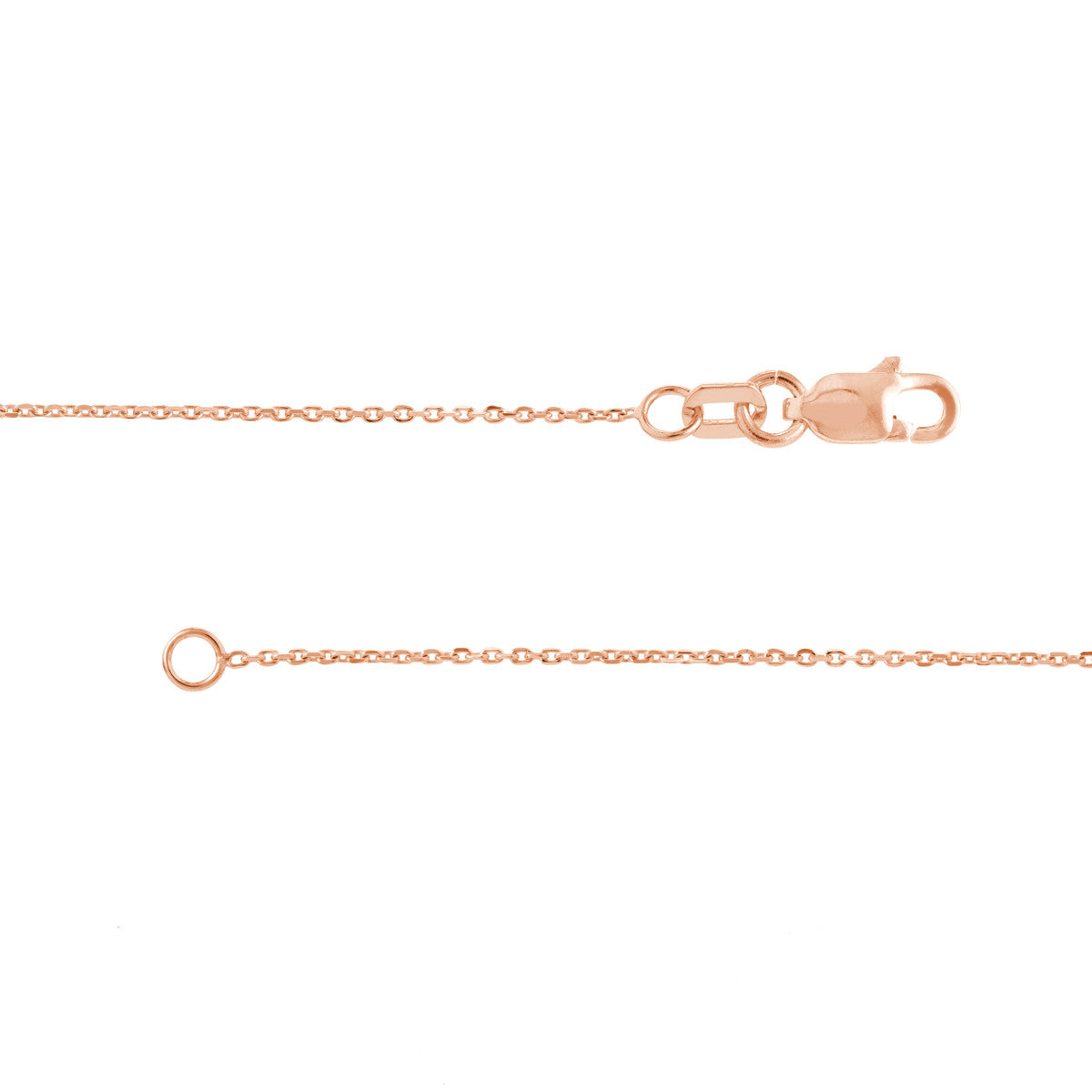 Script “E” Initial with Diamond Bezel Necklace 14K Gold