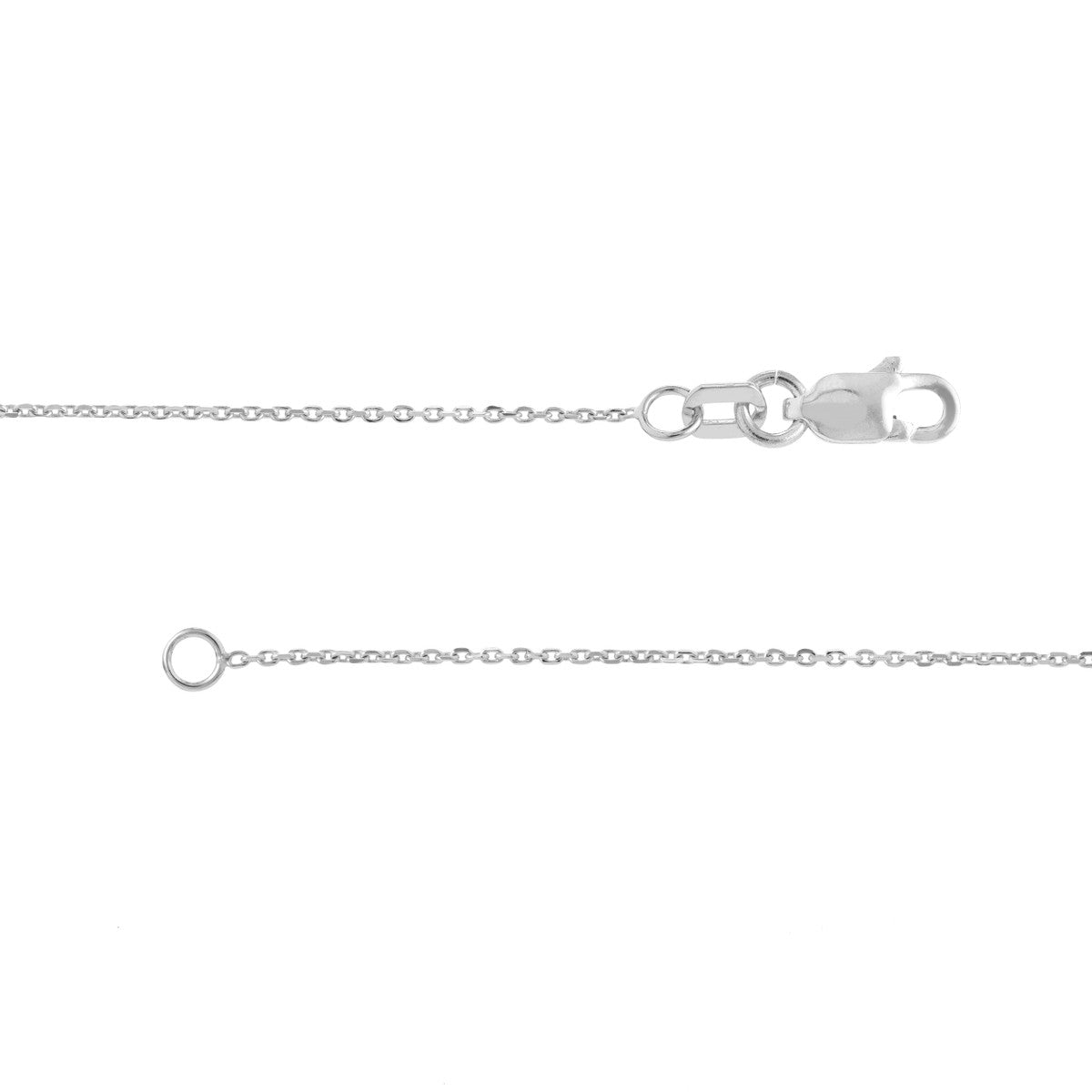 Script 'R' with Diamond Bezel Necklace 14K Gold