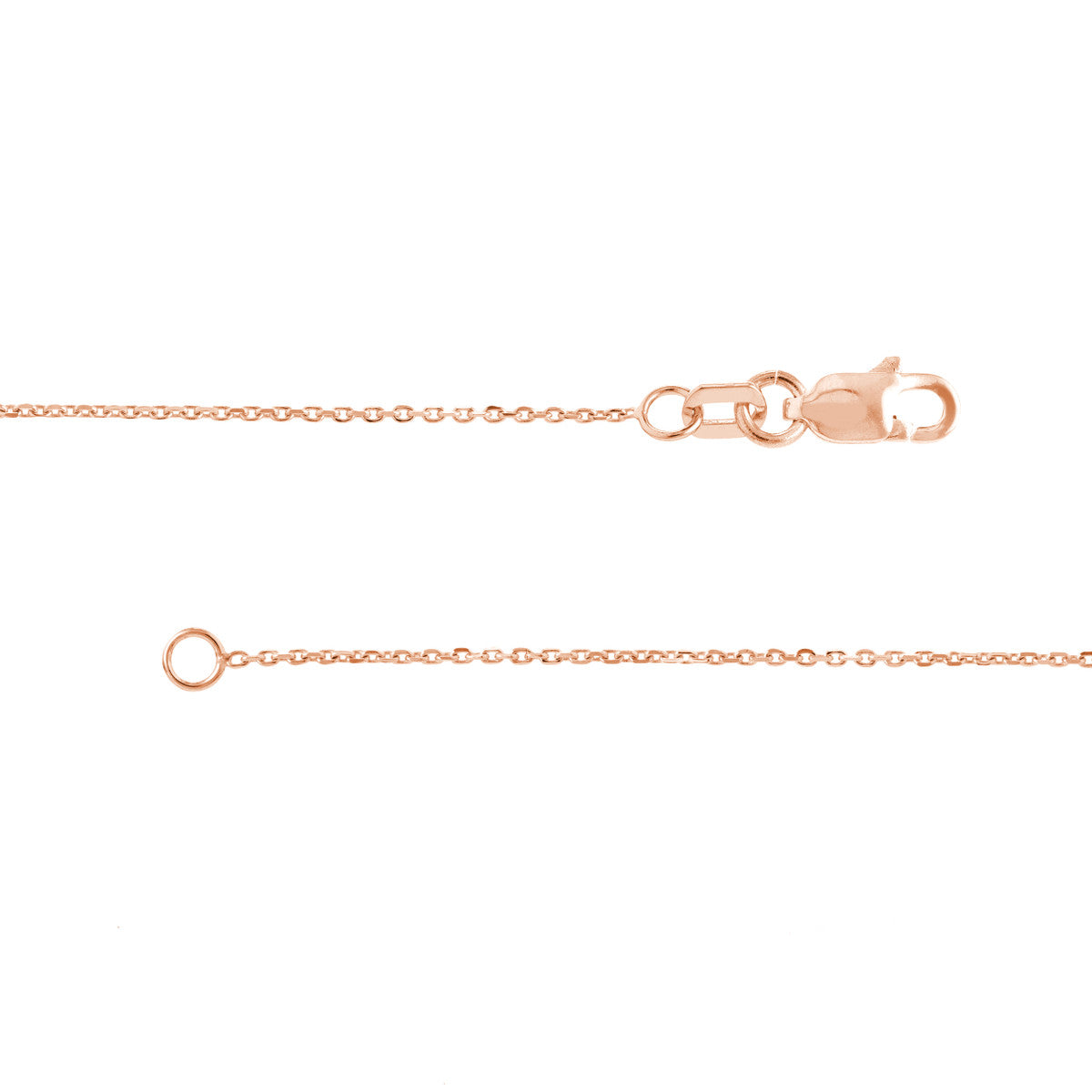 Script 'R' with Diamond Bezel Necklace 14K Gold