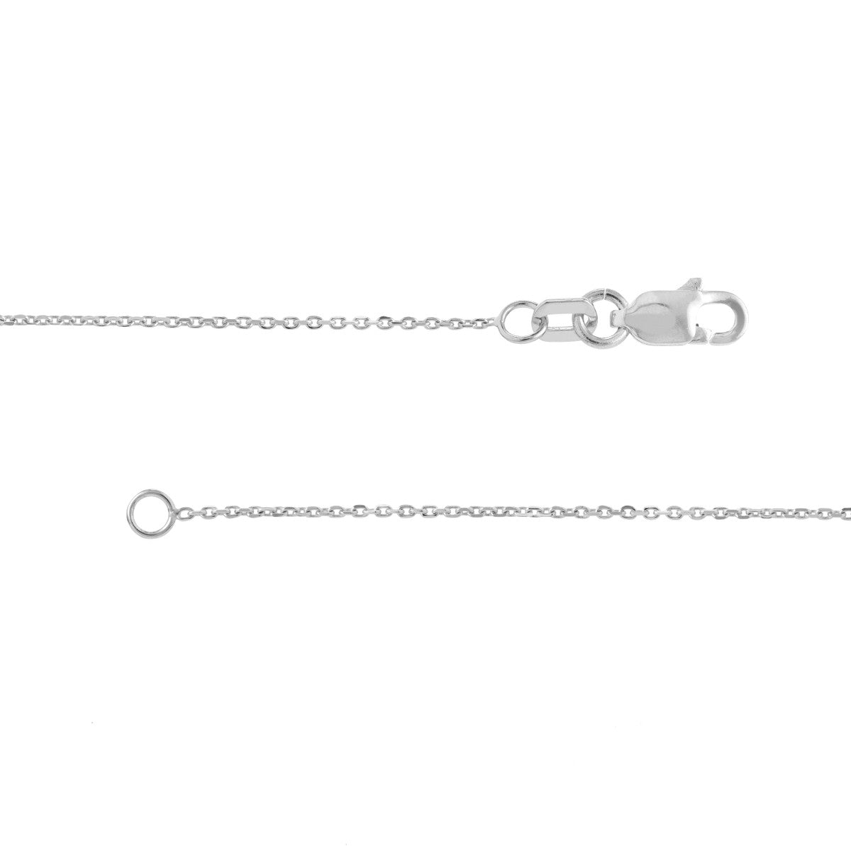 Script 'S' with Diamond Bezel Necklace 14K Gold