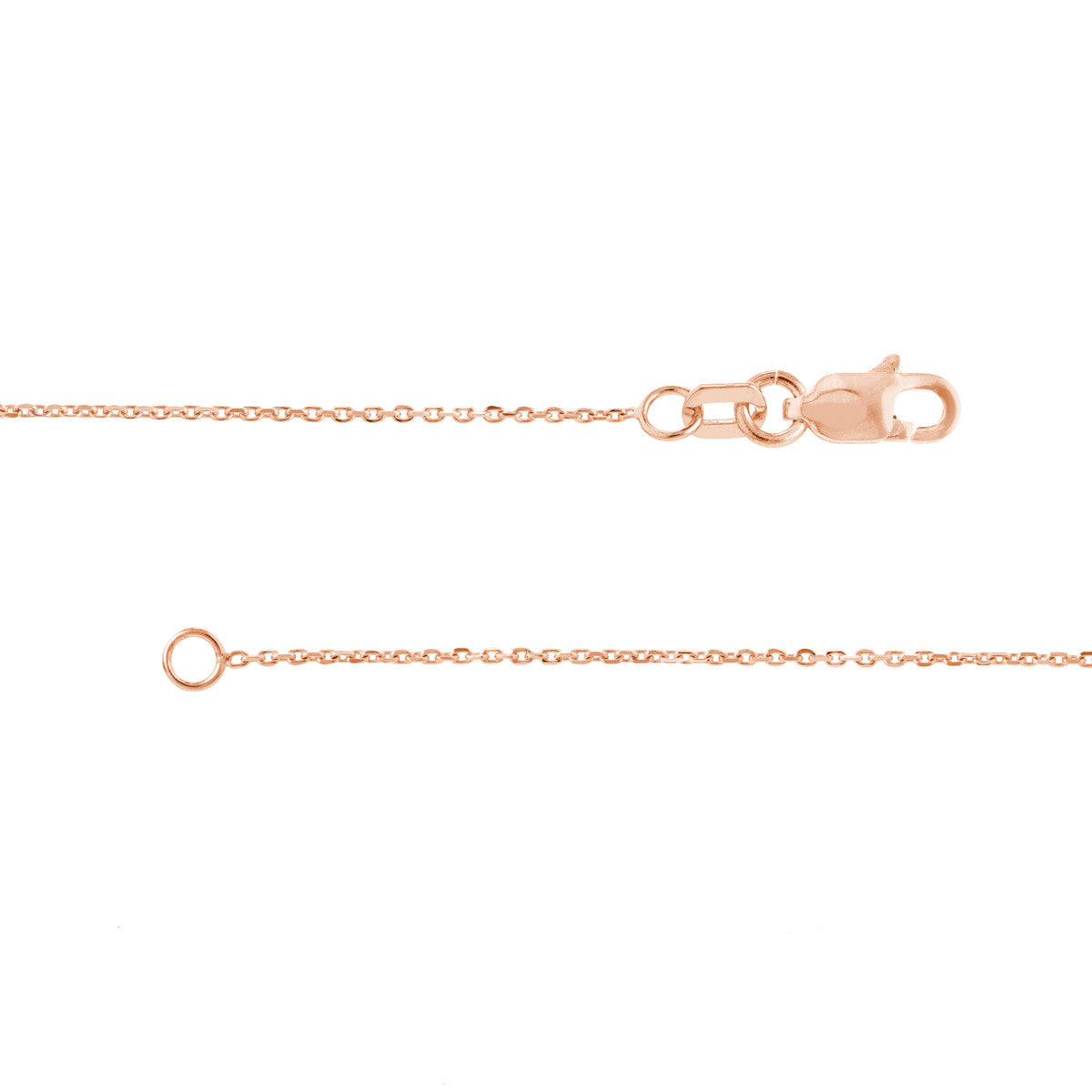 Script 'S' with Diamond Bezel Necklace 14K Gold