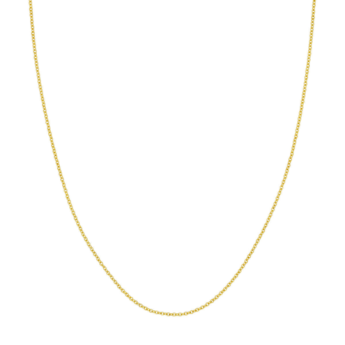 1.6mm Open Cable Chain 14K Yellow Gold