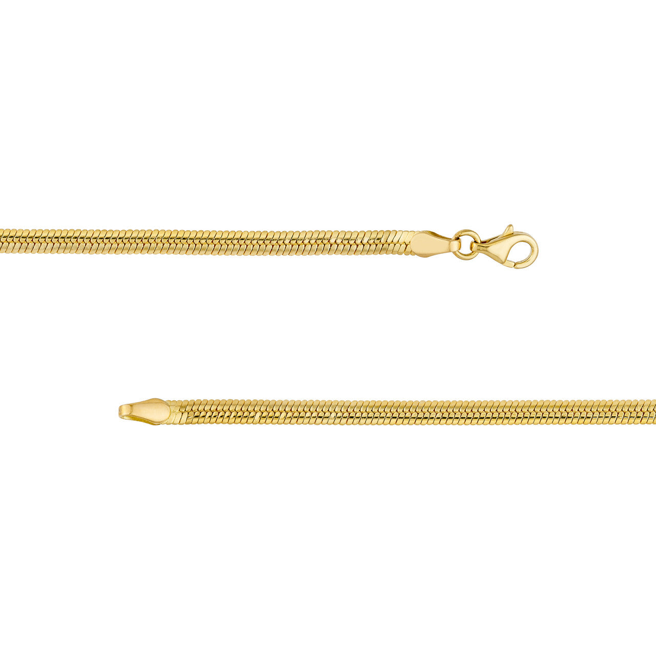 Snake Anklet in 14K Yellow Gold