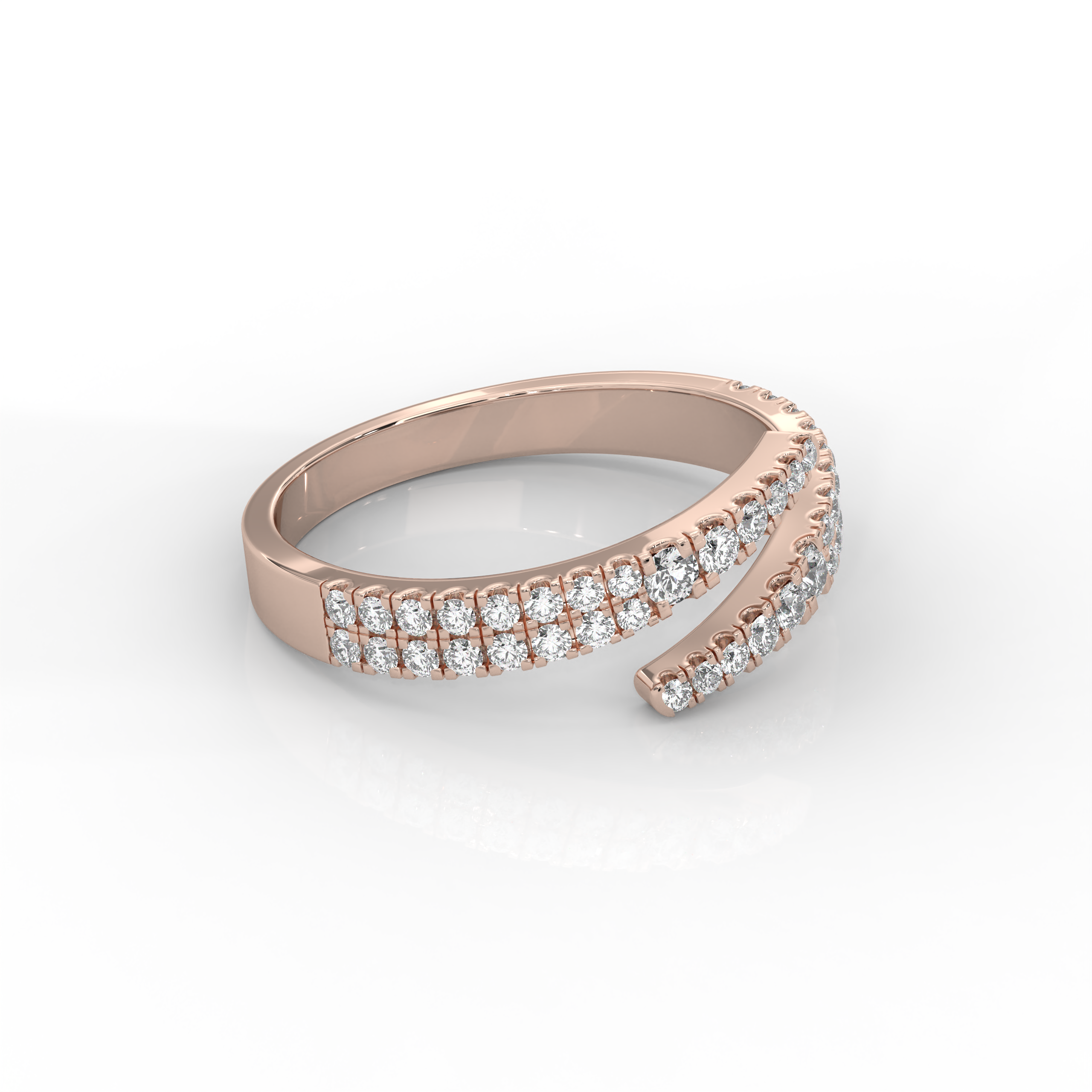 The Serena Round Brilliant Cut Diamond Fashion Ring