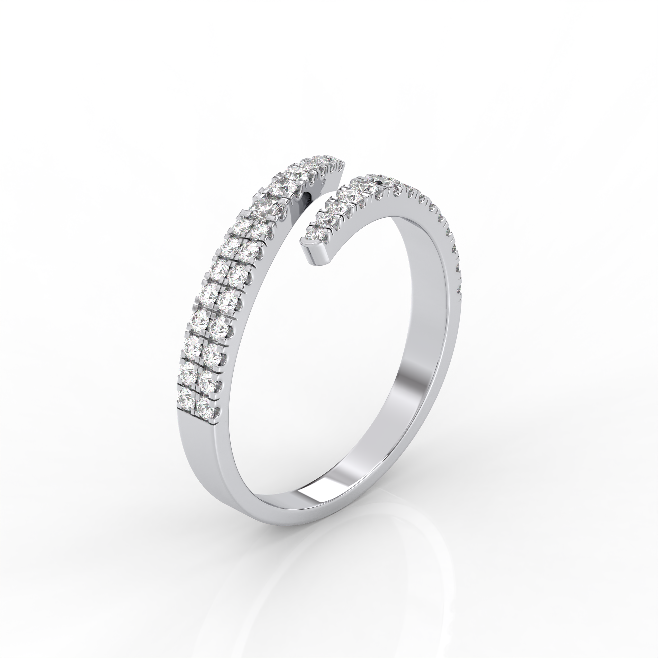 The Serena Round Brilliant Cut Diamond Fashion Ring
