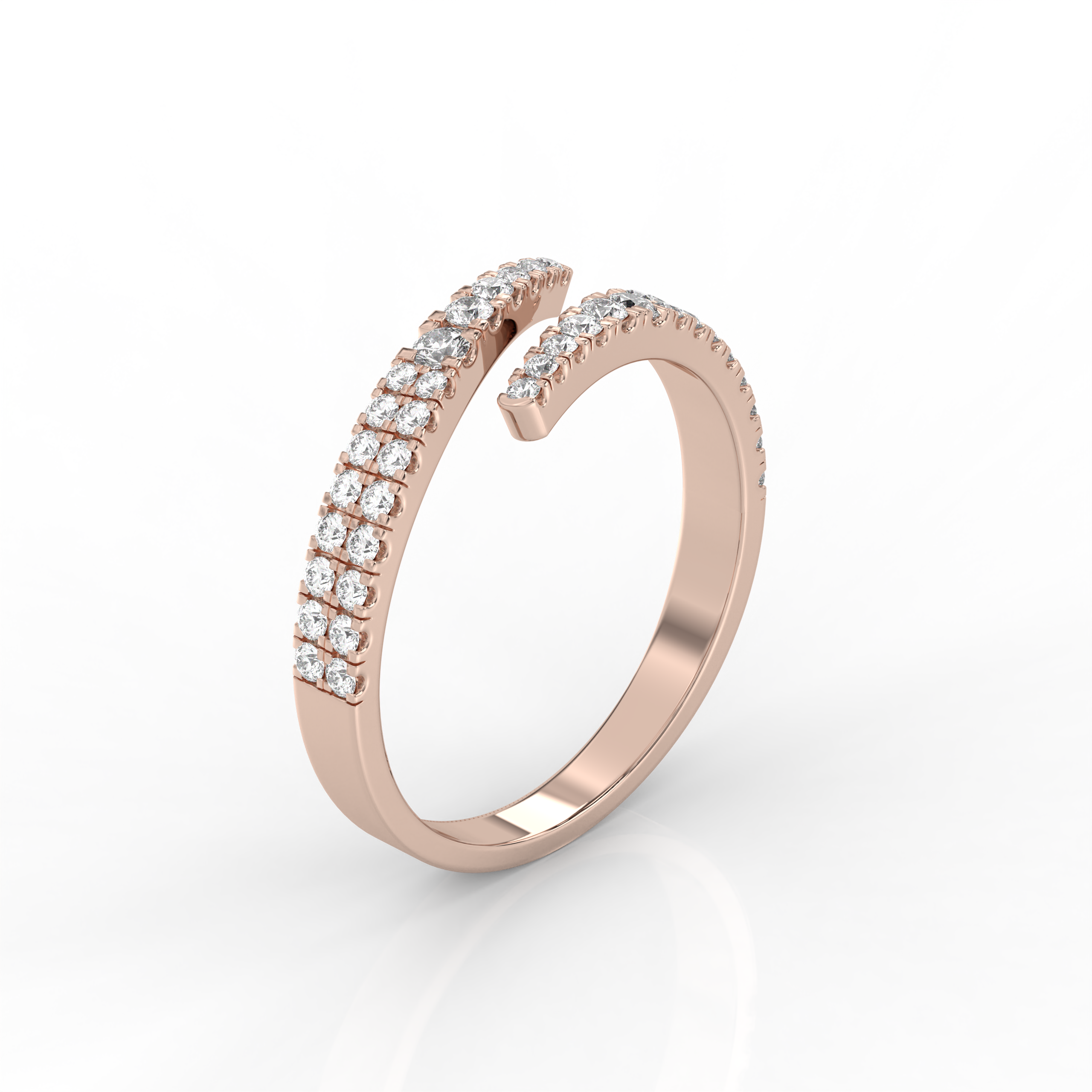 The Serena Round Brilliant Cut Diamond Fashion Ring