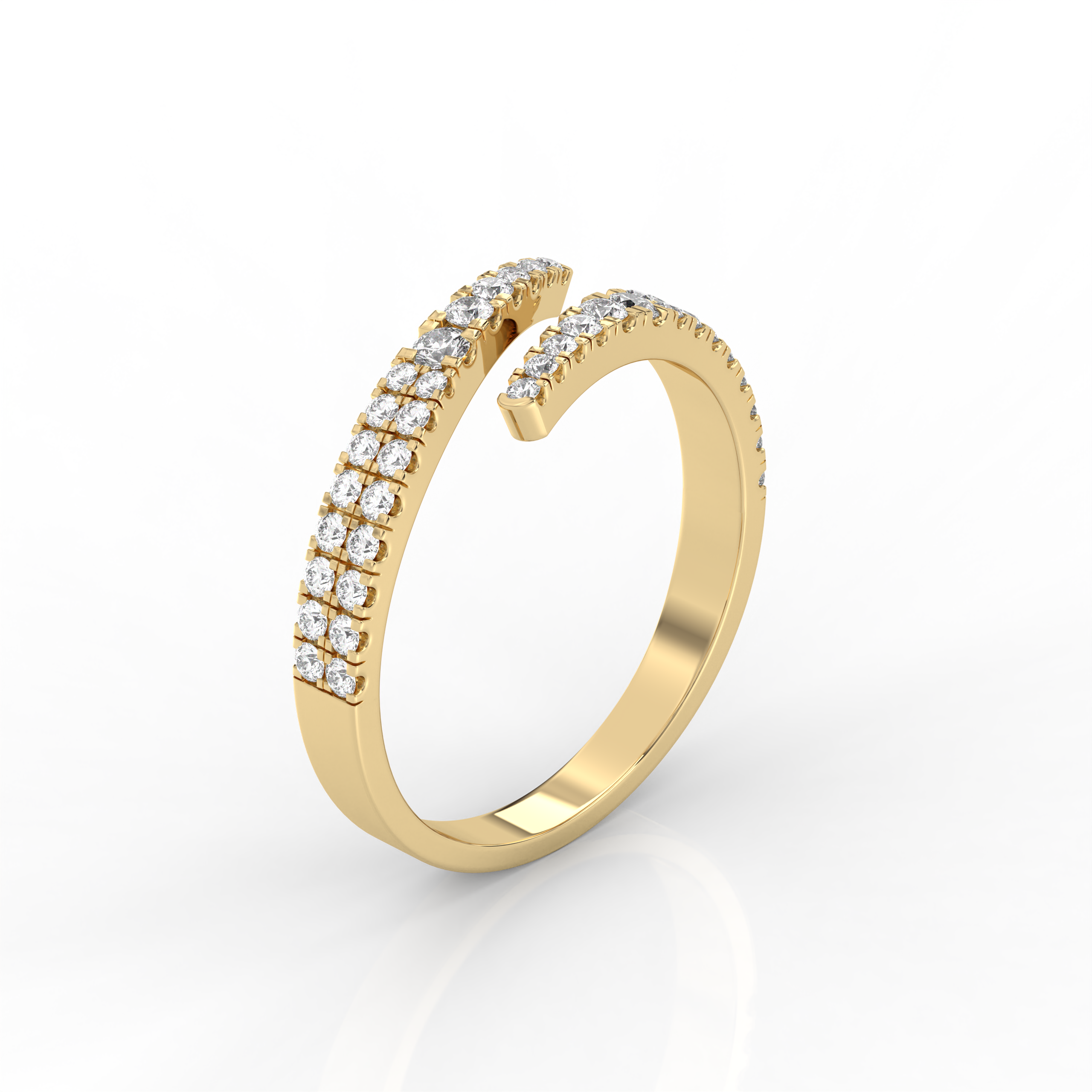 The Serena Round Brilliant Cut Diamond Fashion Ring
