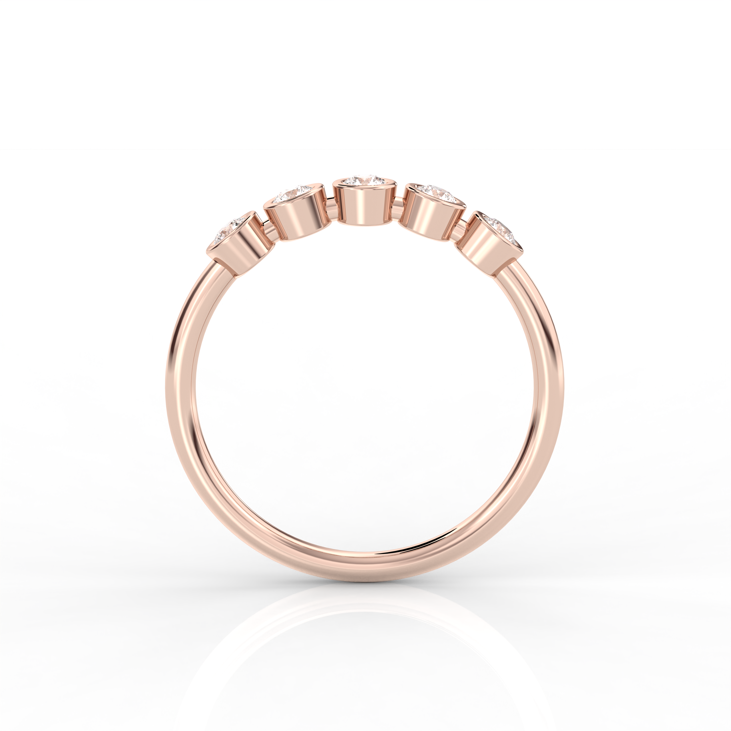 The Adelina Round Brilliant Cut Natural Diamond Ring