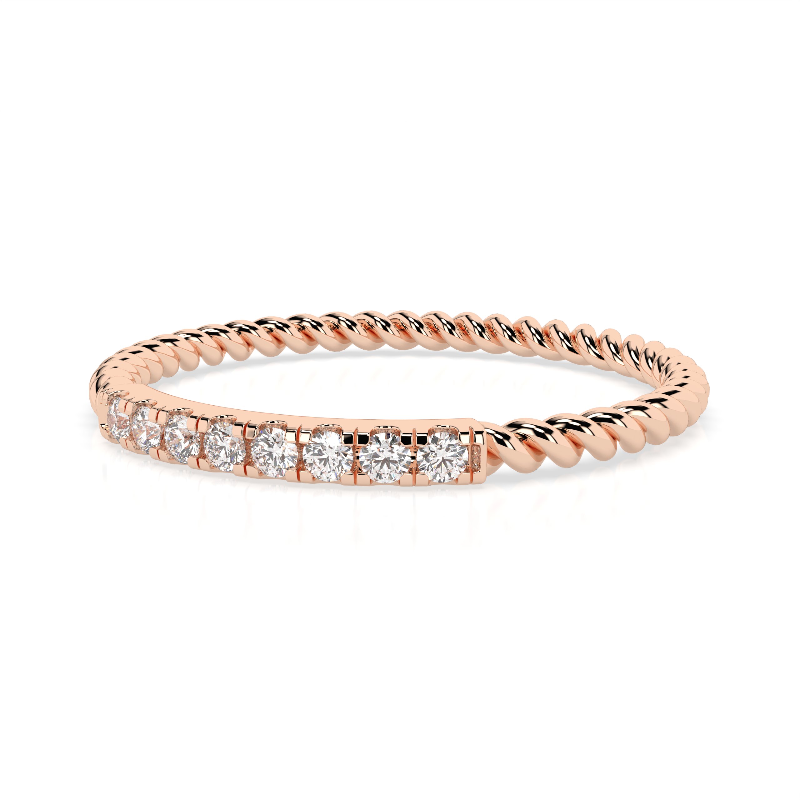 The Lia Round Brilliant Cut Natural Diamond Ring