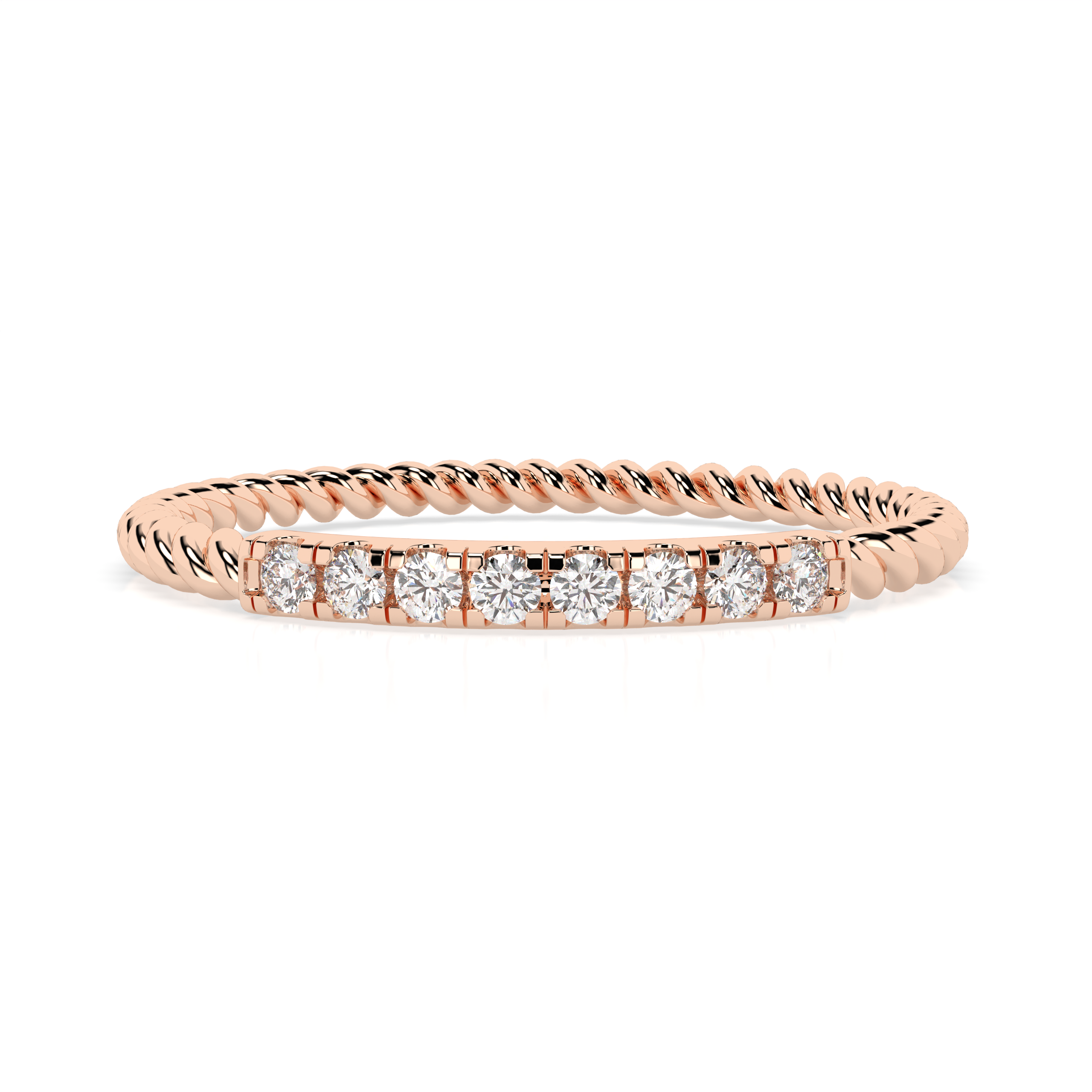 The Lia Round Brilliant Cut Natural Diamond Ring