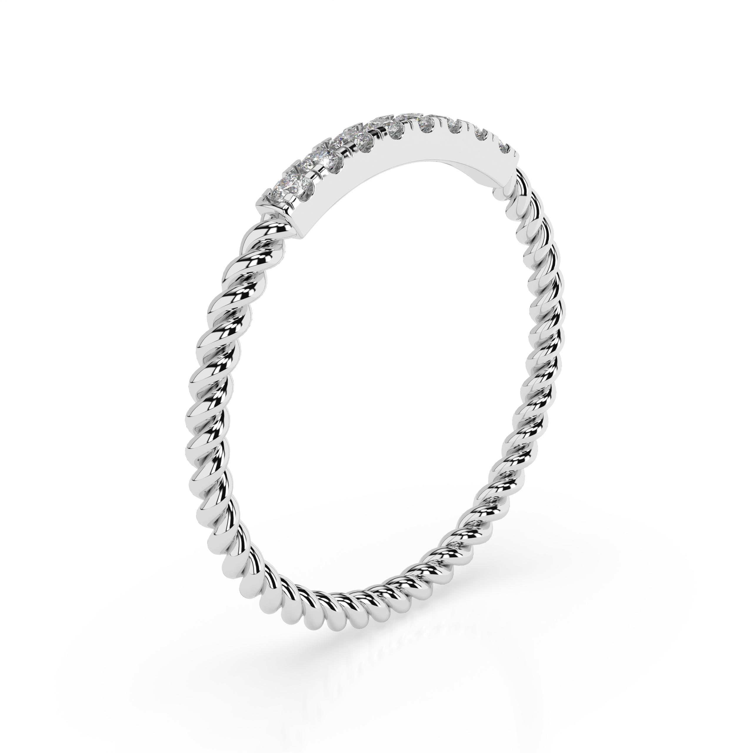 The Lia Round Brilliant Cut Natural Diamond Ring