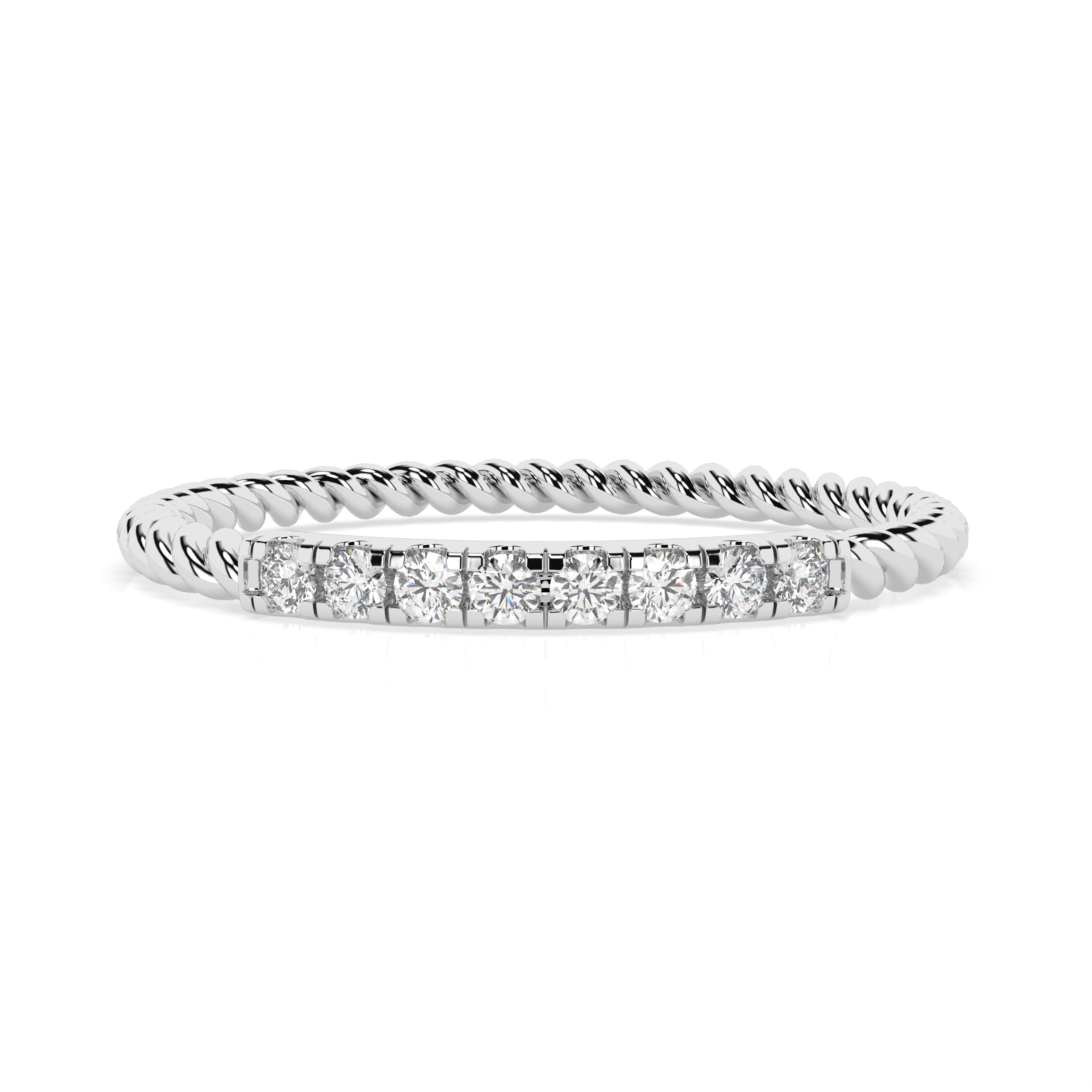 The Lia Round Brilliant Cut Natural Diamond Ring
