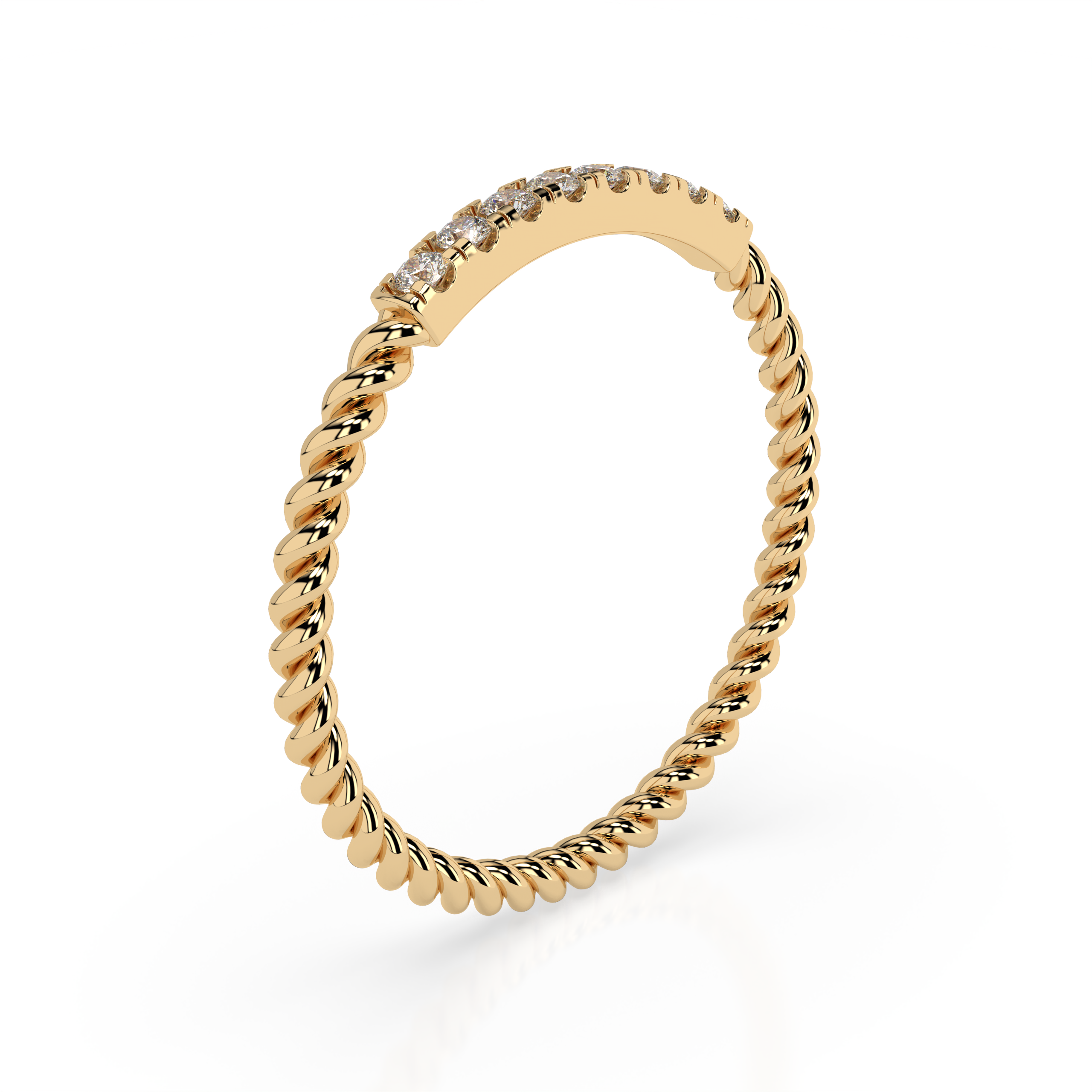 The Lia Round Brilliant Cut Natural Diamond Ring