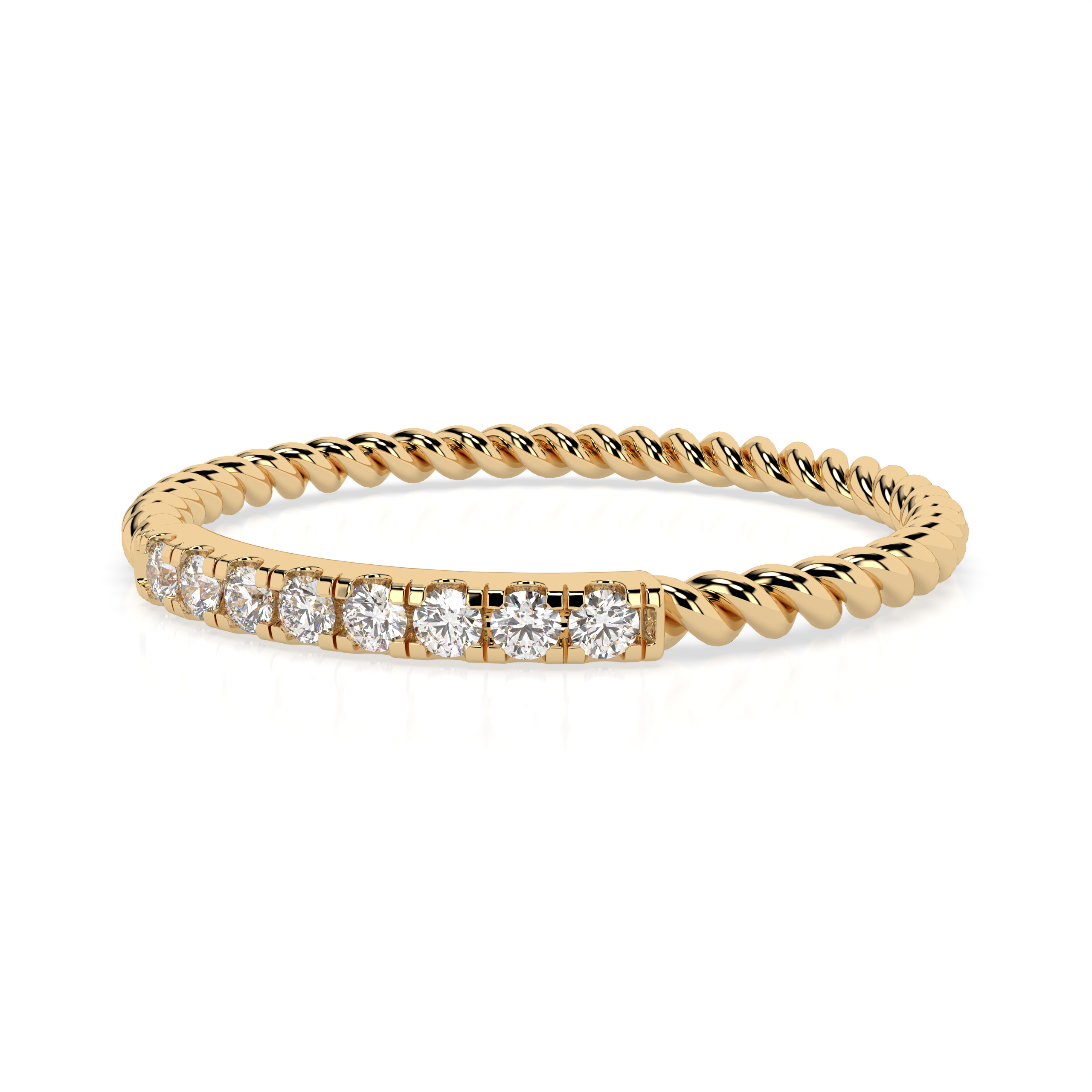 The Lia Round Brilliant Cut Natural Diamond Ring