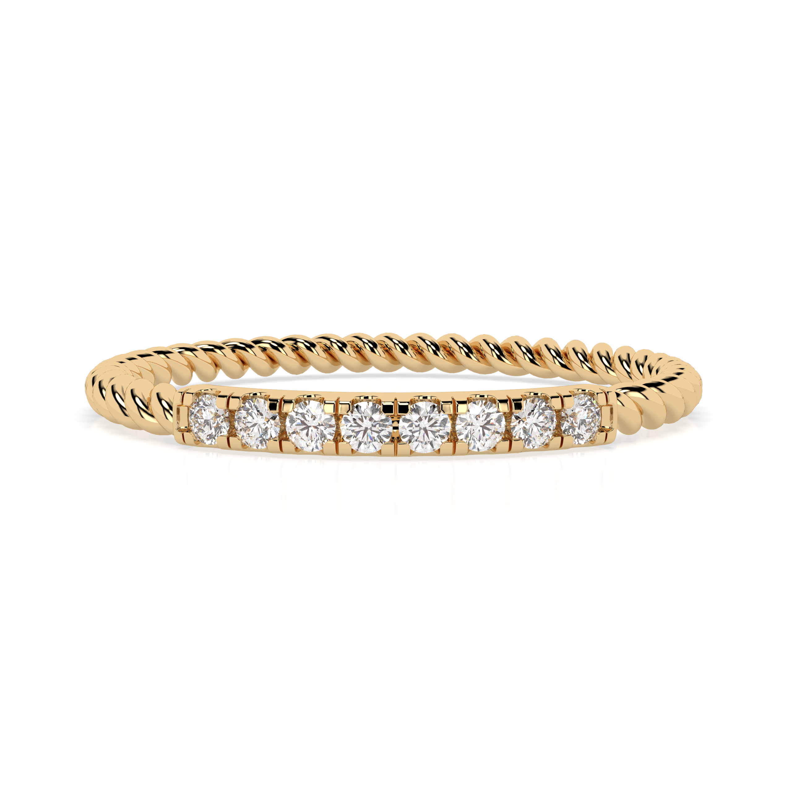 The Lia Round Brilliant Cut Natural Diamond Ring
