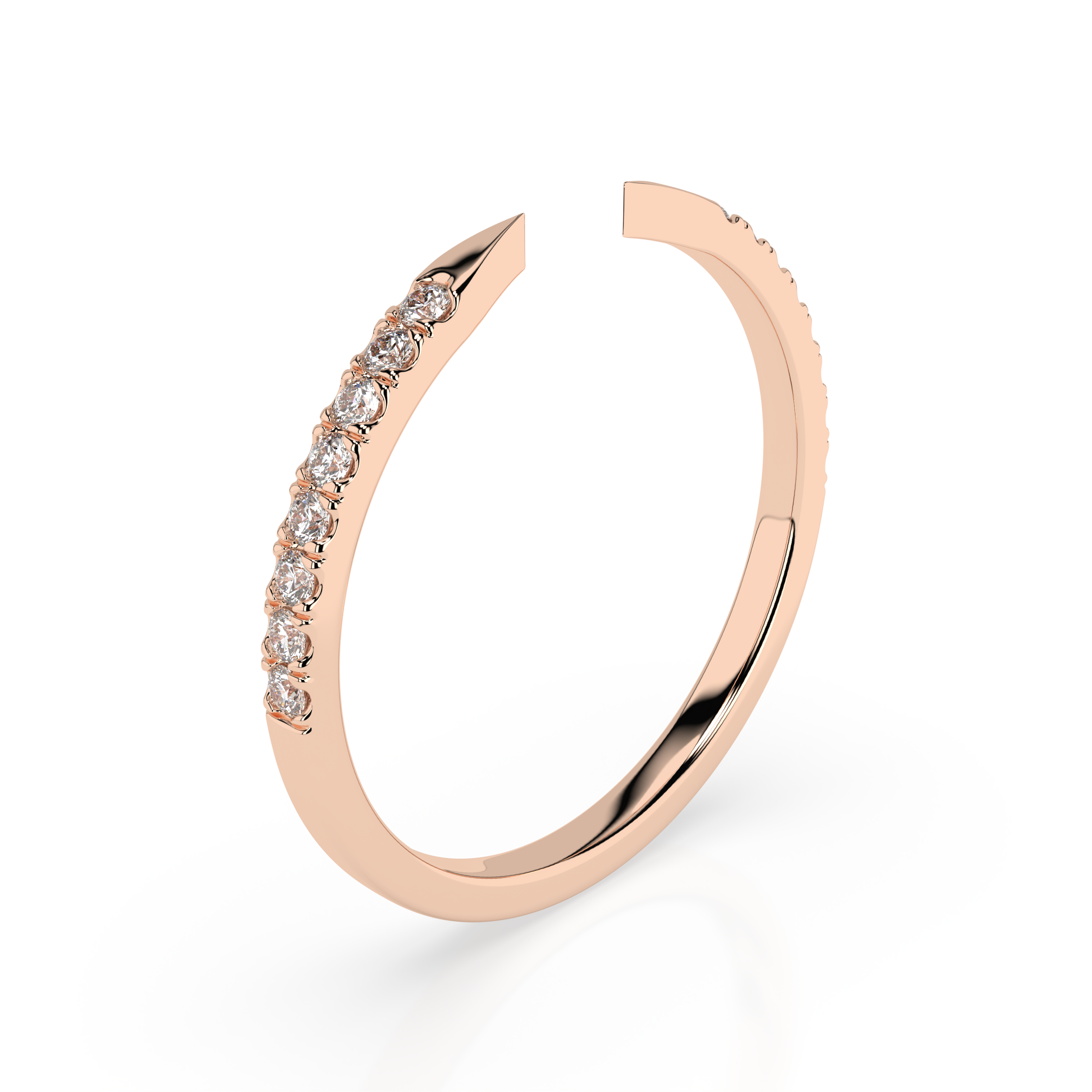 The Sarena Round Brilliant Cut Diamond Fashion Ring