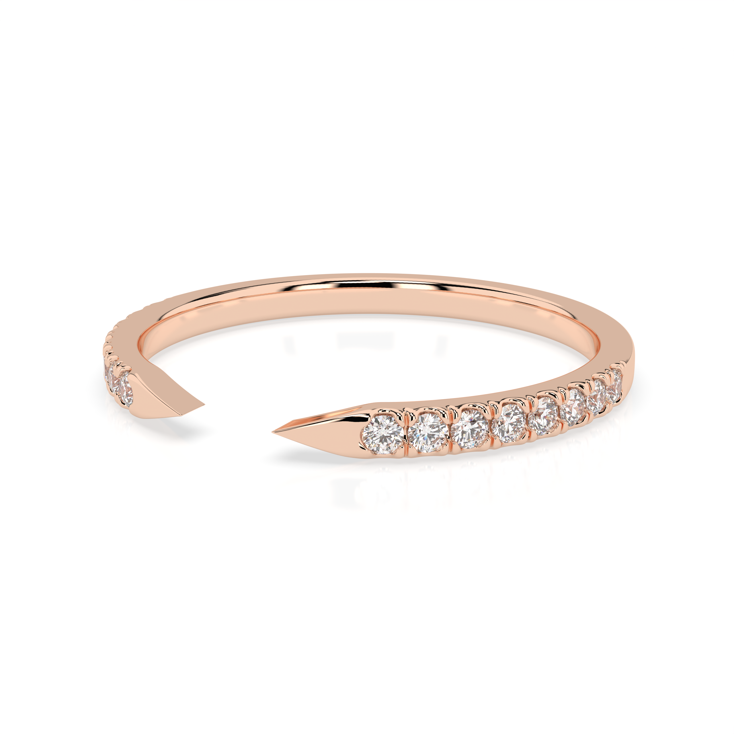 The Sarena Round Brilliant Cut Diamond Fashion Ring