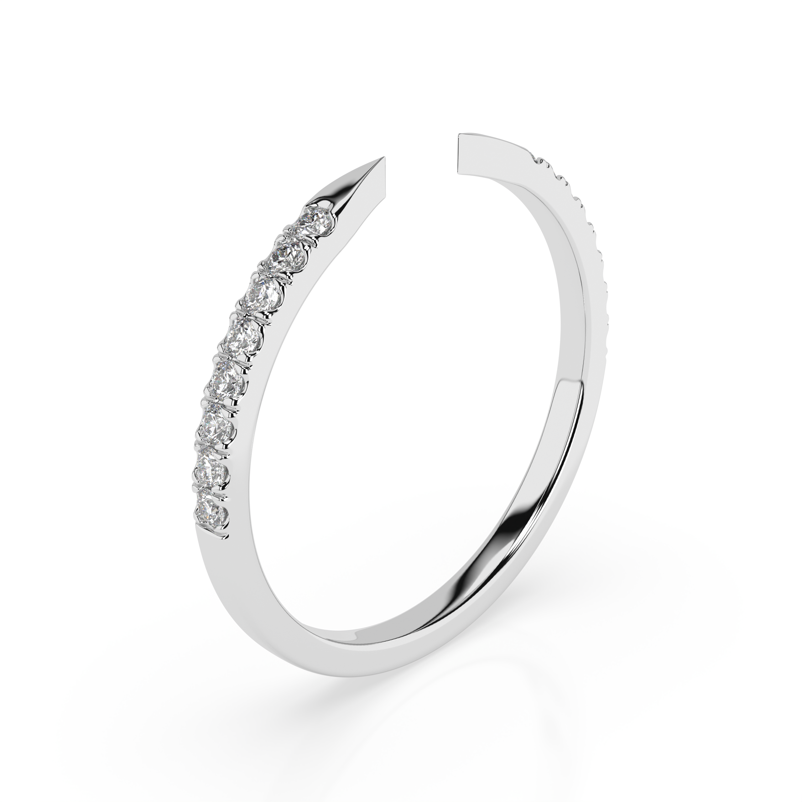 The Sarena Round Brilliant Cut Diamond Fashion Ring