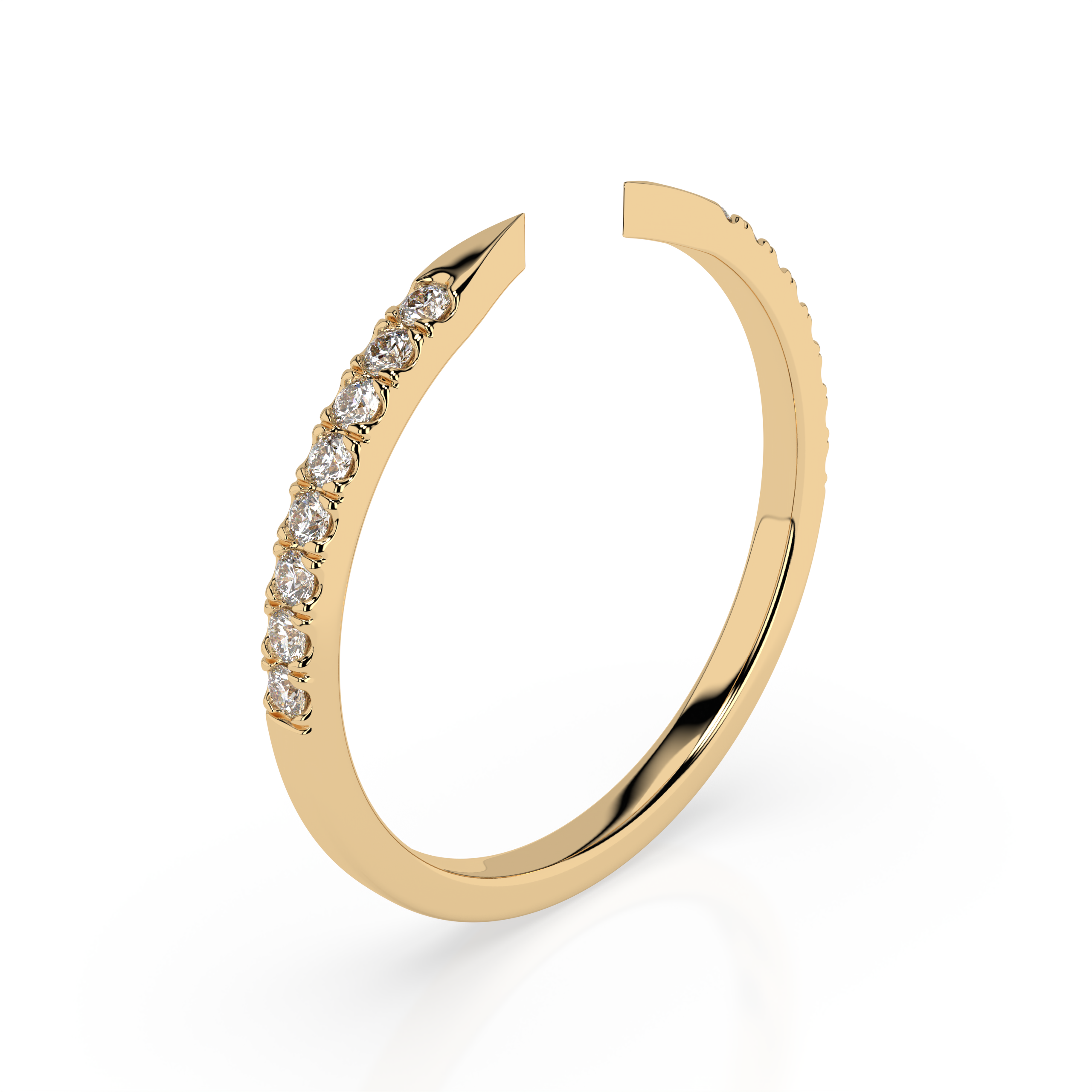 The Sarena Round Brilliant Cut Diamond Fashion Ring