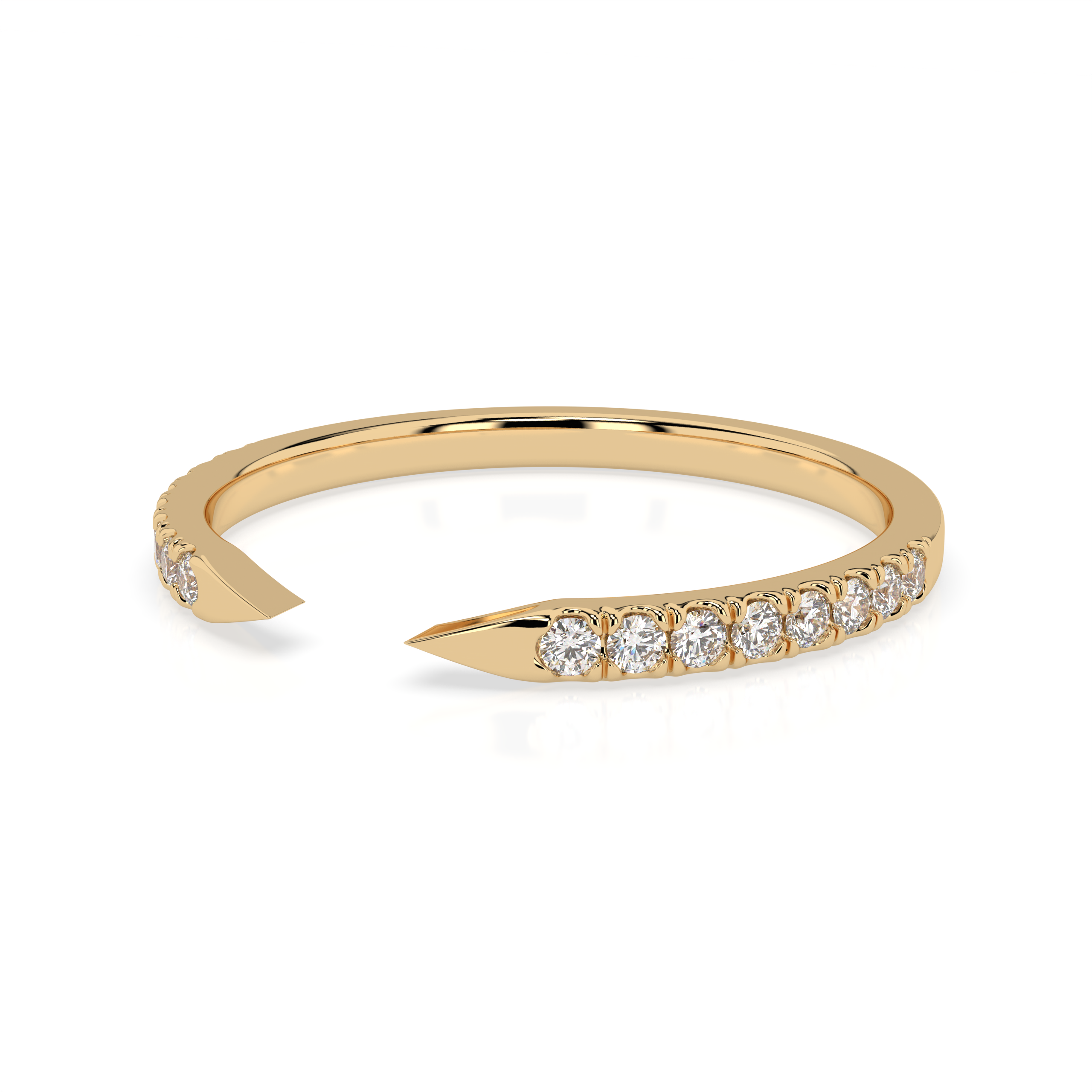 The Sarena Round Brilliant Cut Diamond Fashion Ring