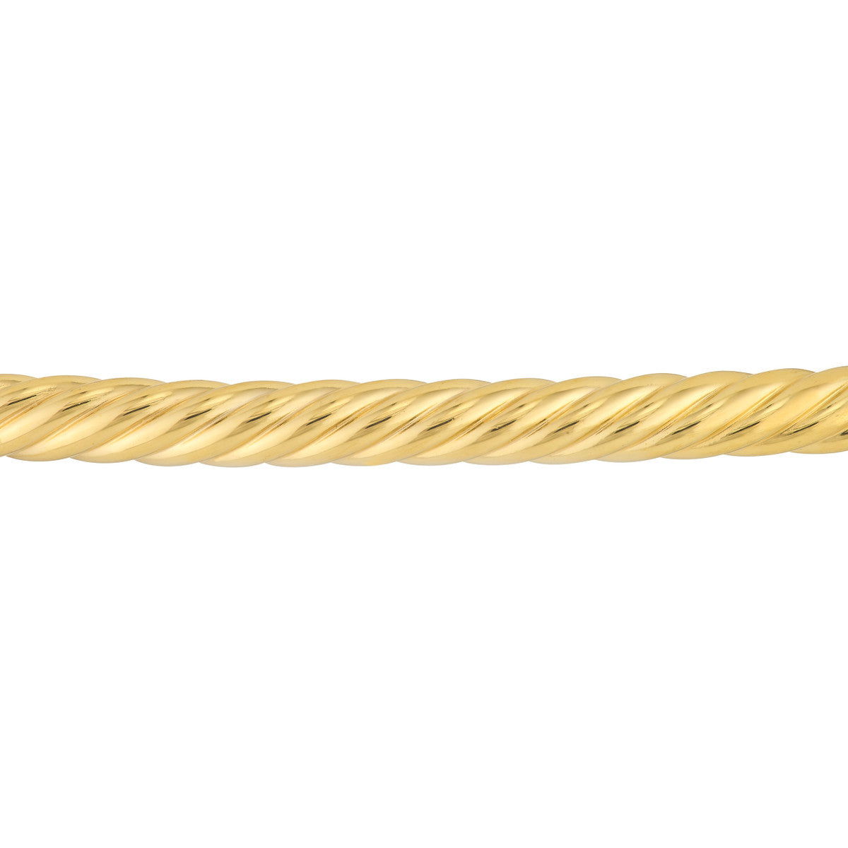 Twisted Tube Bangle 14K Yellow Gold
