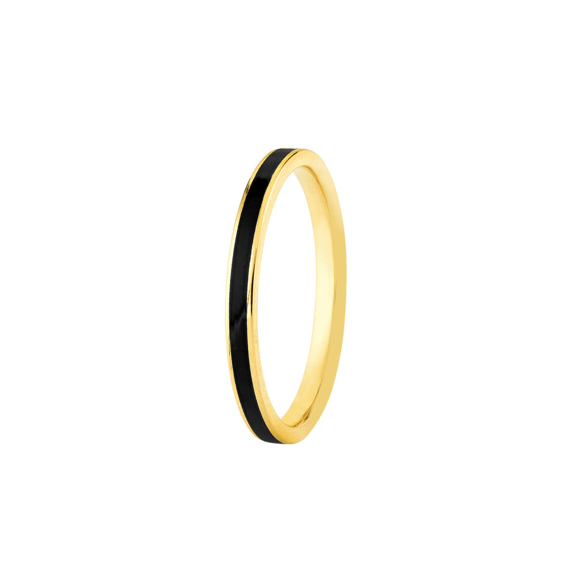 Enamel Band 14K Yellow Gold