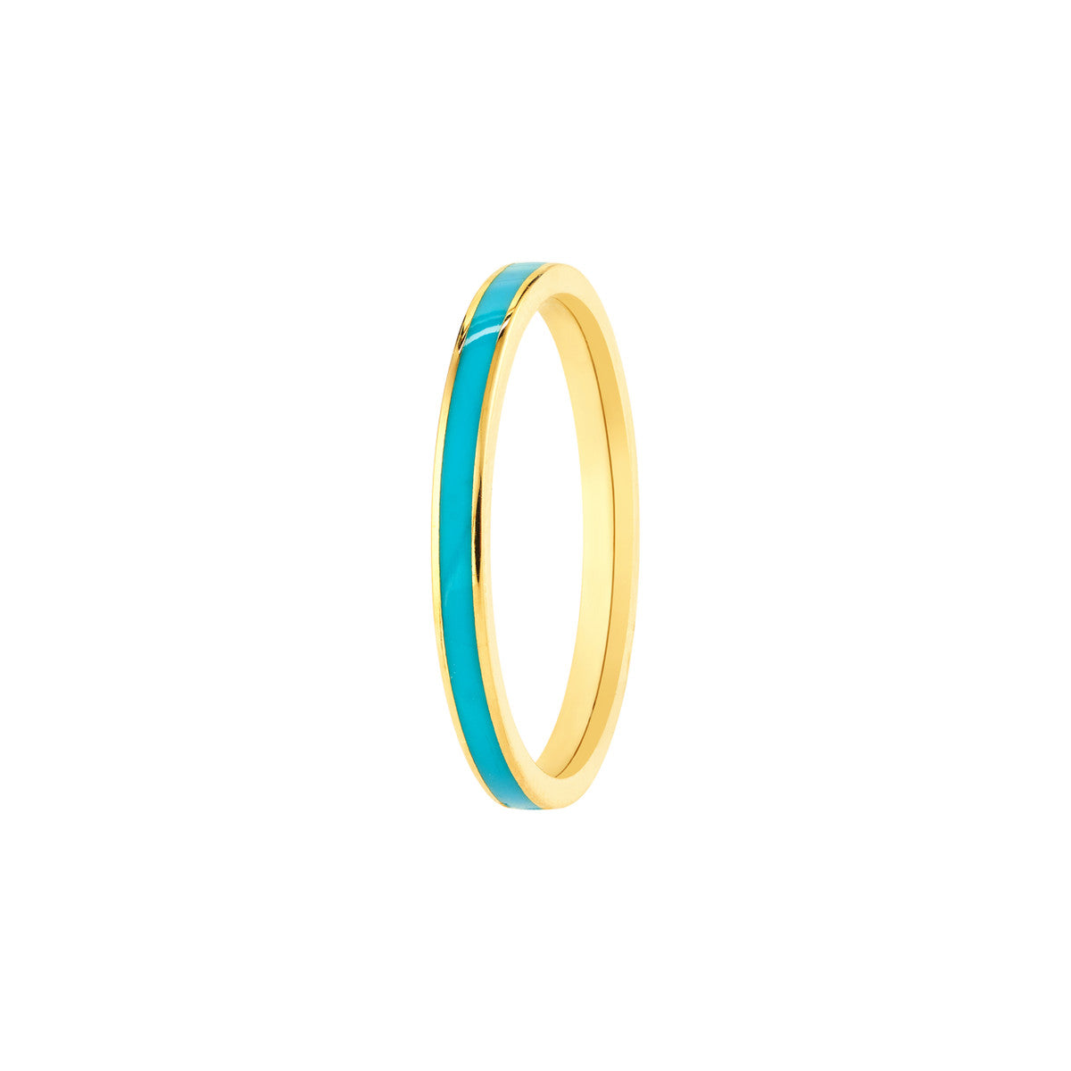 Enamel Band 14K Yellow Gold