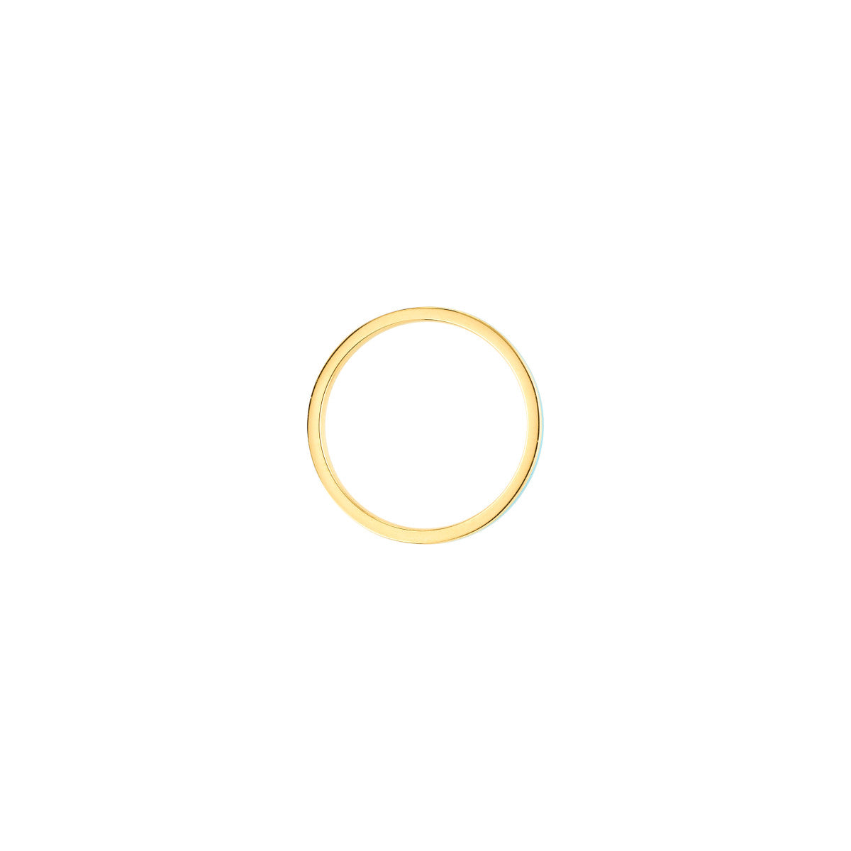 Enamel Band 14K Yellow Gold