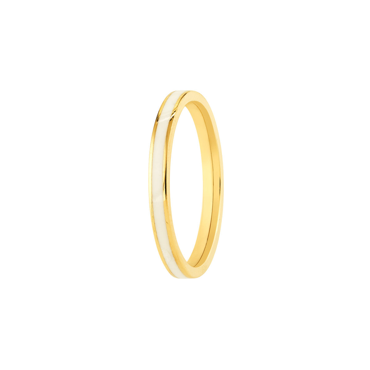 Enamel Band 14K Yellow Gold