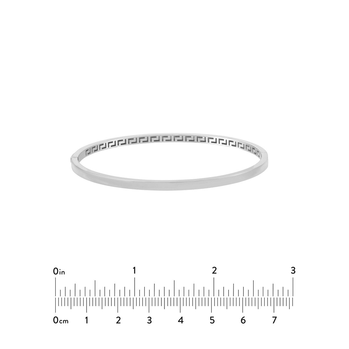 Plain Square Tube Bangle 14K Gold