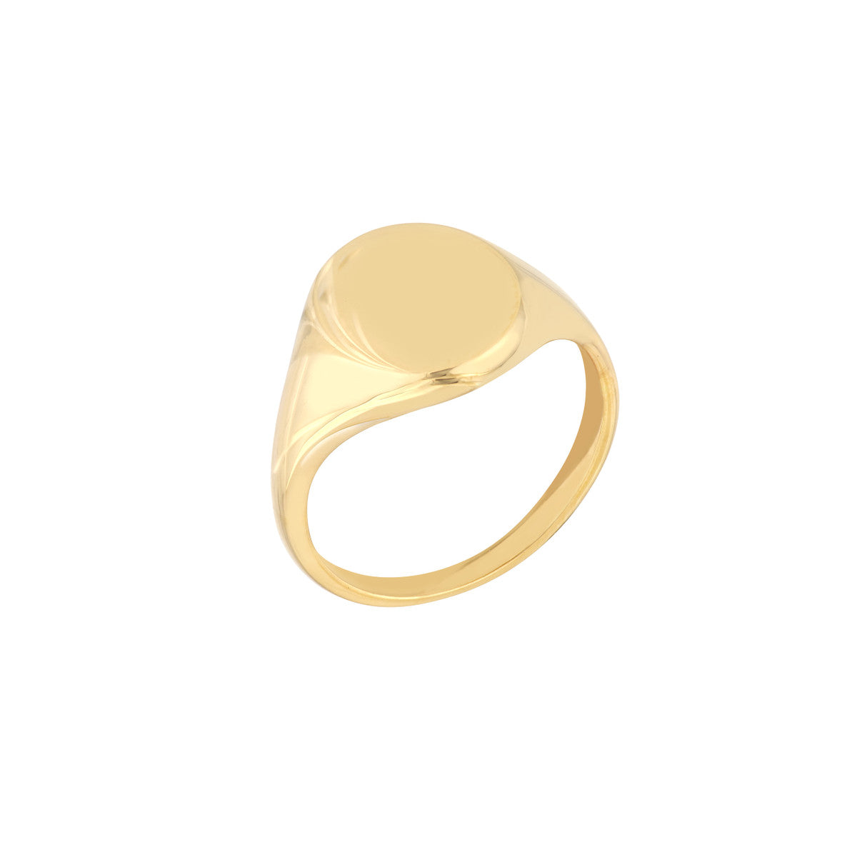 Mini Signet Ring 14K Yellow Gold