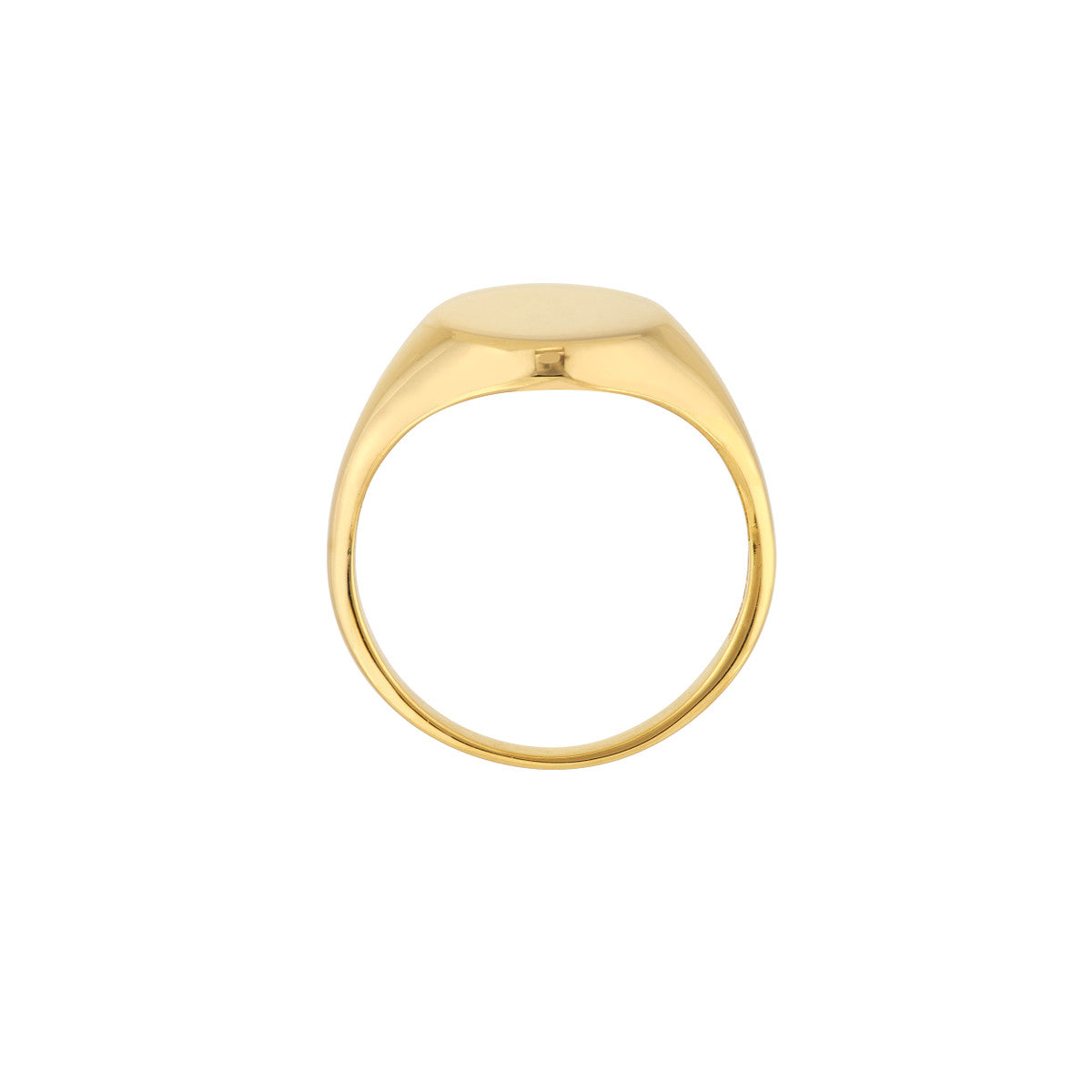 Mini Signet Ring 14K Yellow Gold