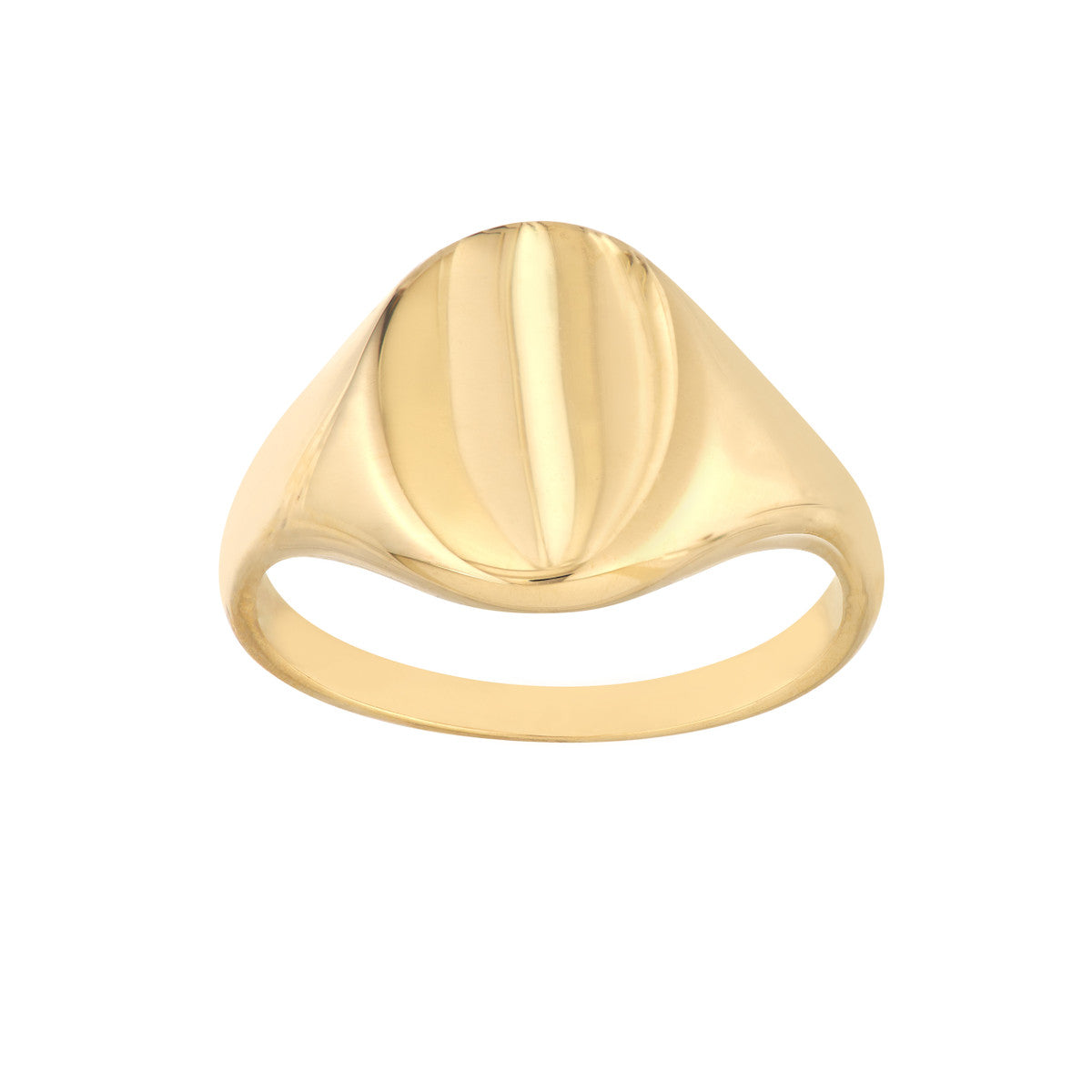 Mini Signet Ring 14K Yellow Gold