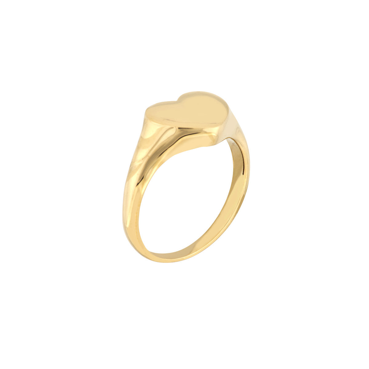 Mini Signet Ring 14K Yellow Gold