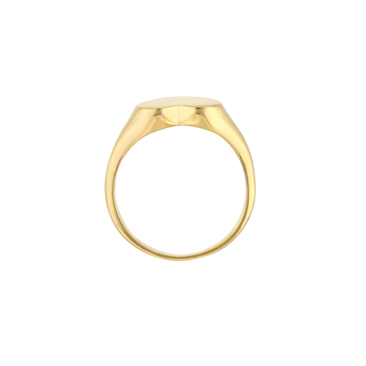 Mini Signet Ring 14K Yellow Gold