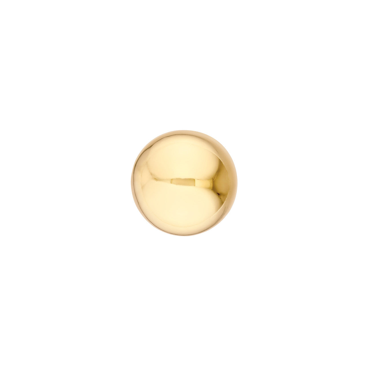 12mm Ball Stud Earrings 14K Yellow Gold