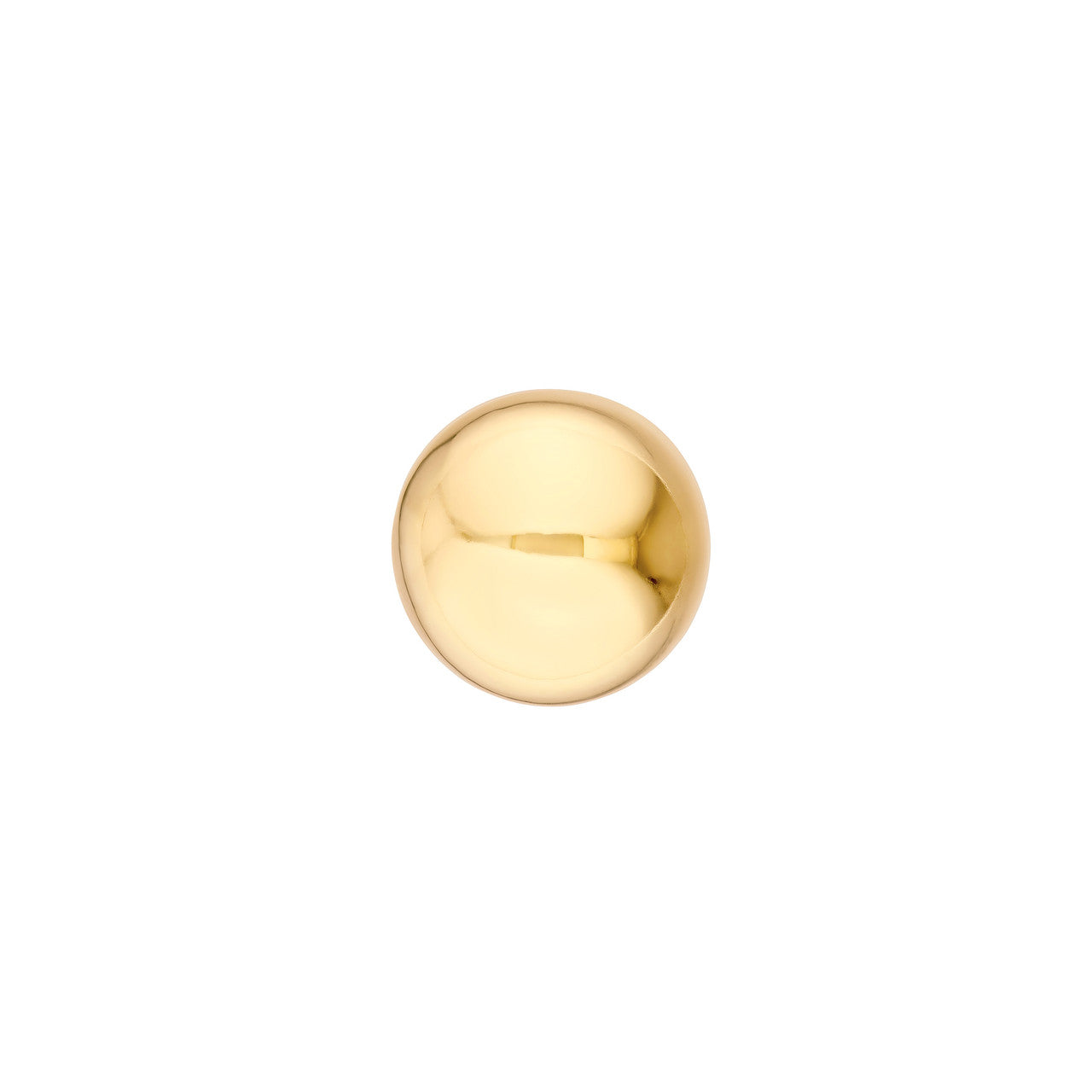 16mm Ball Stud Earrings in 14K Yellow Gold